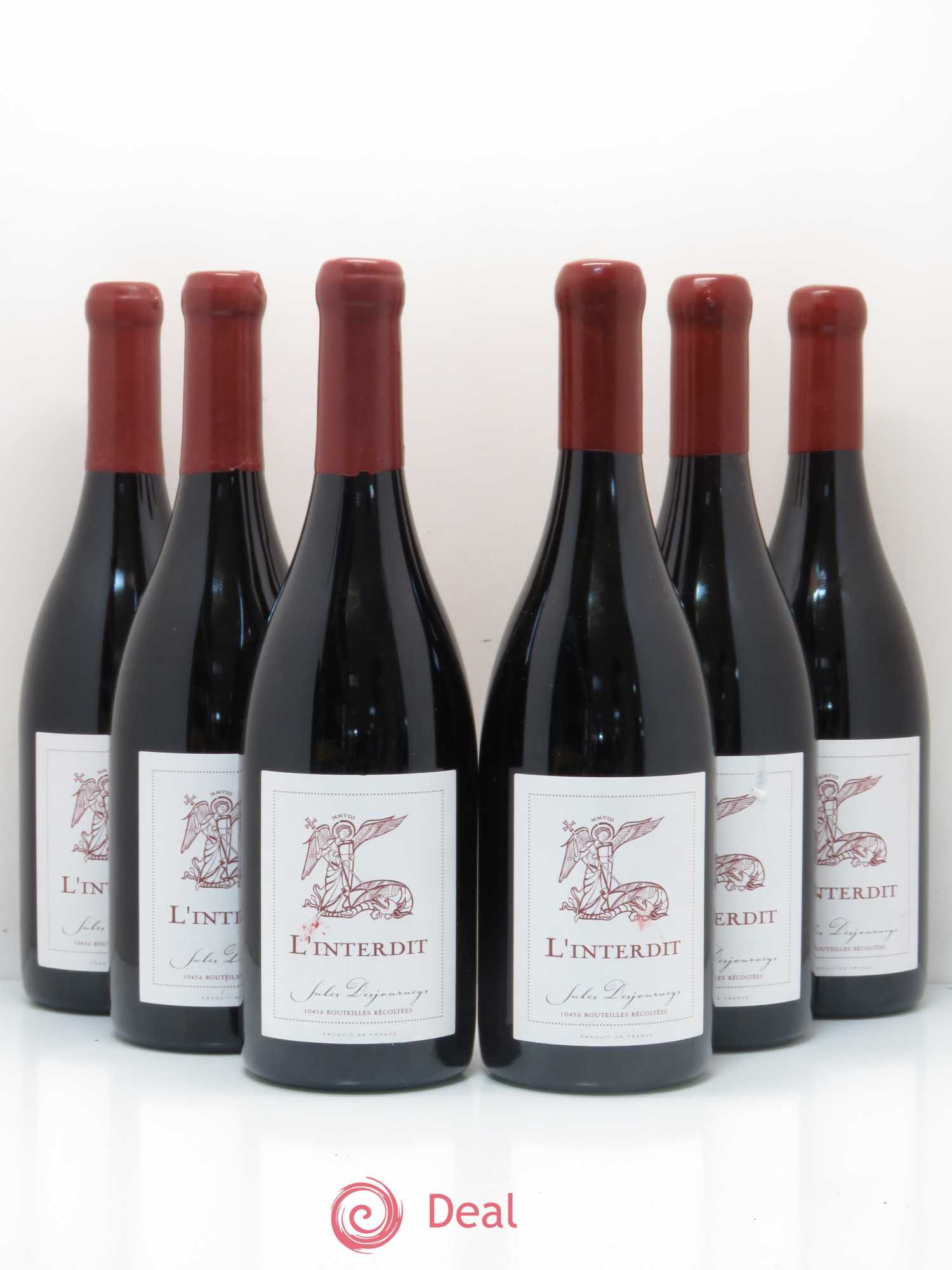 Vin de France L'interdit Jules Desjourneys 2008 - Posten von 6 Flaschen - 0
