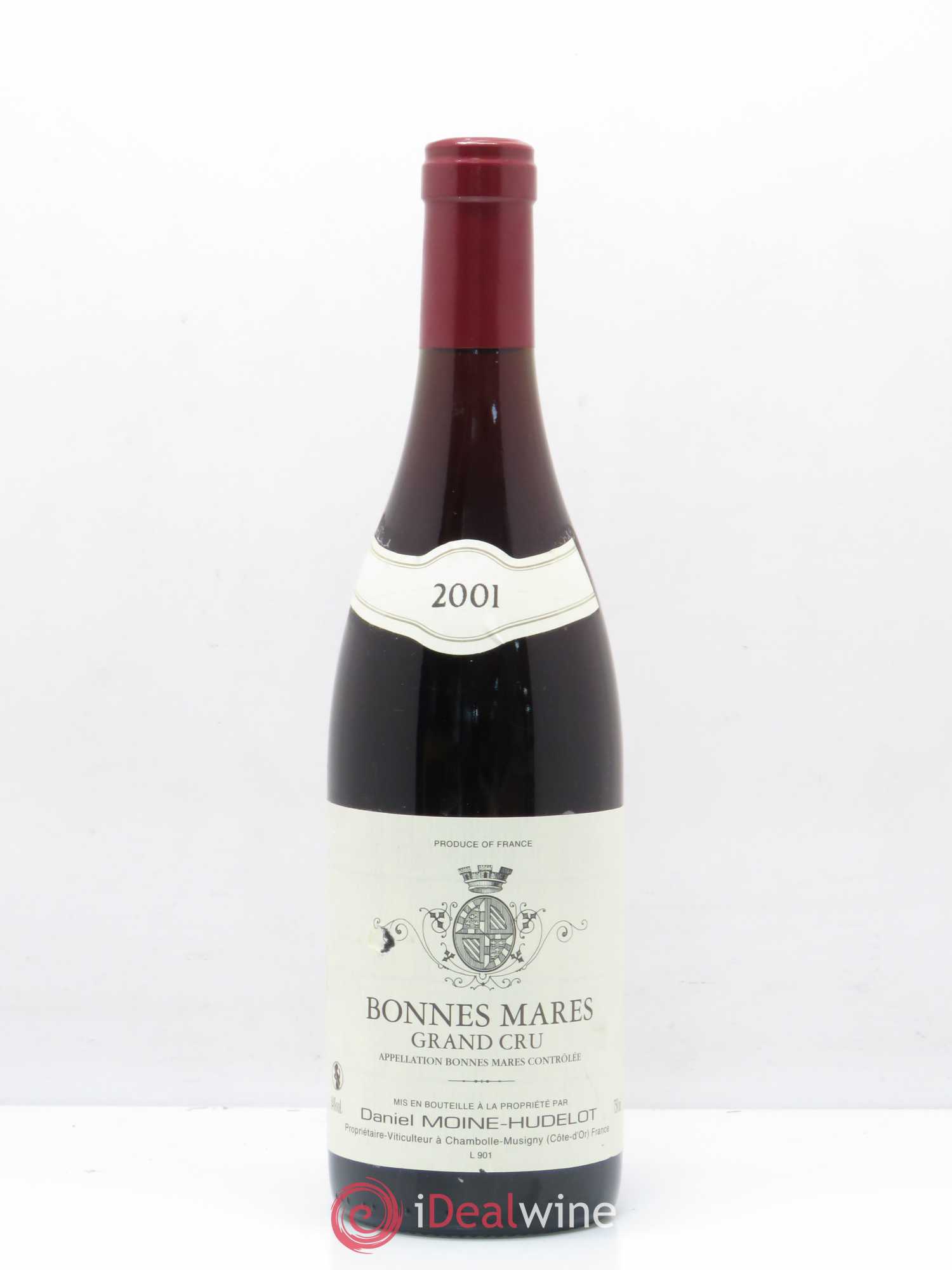 Bonnes-Mares Grand Cru Moine-Hudelot (Domaine) 2001 - Lot de 1 bouteille - 0