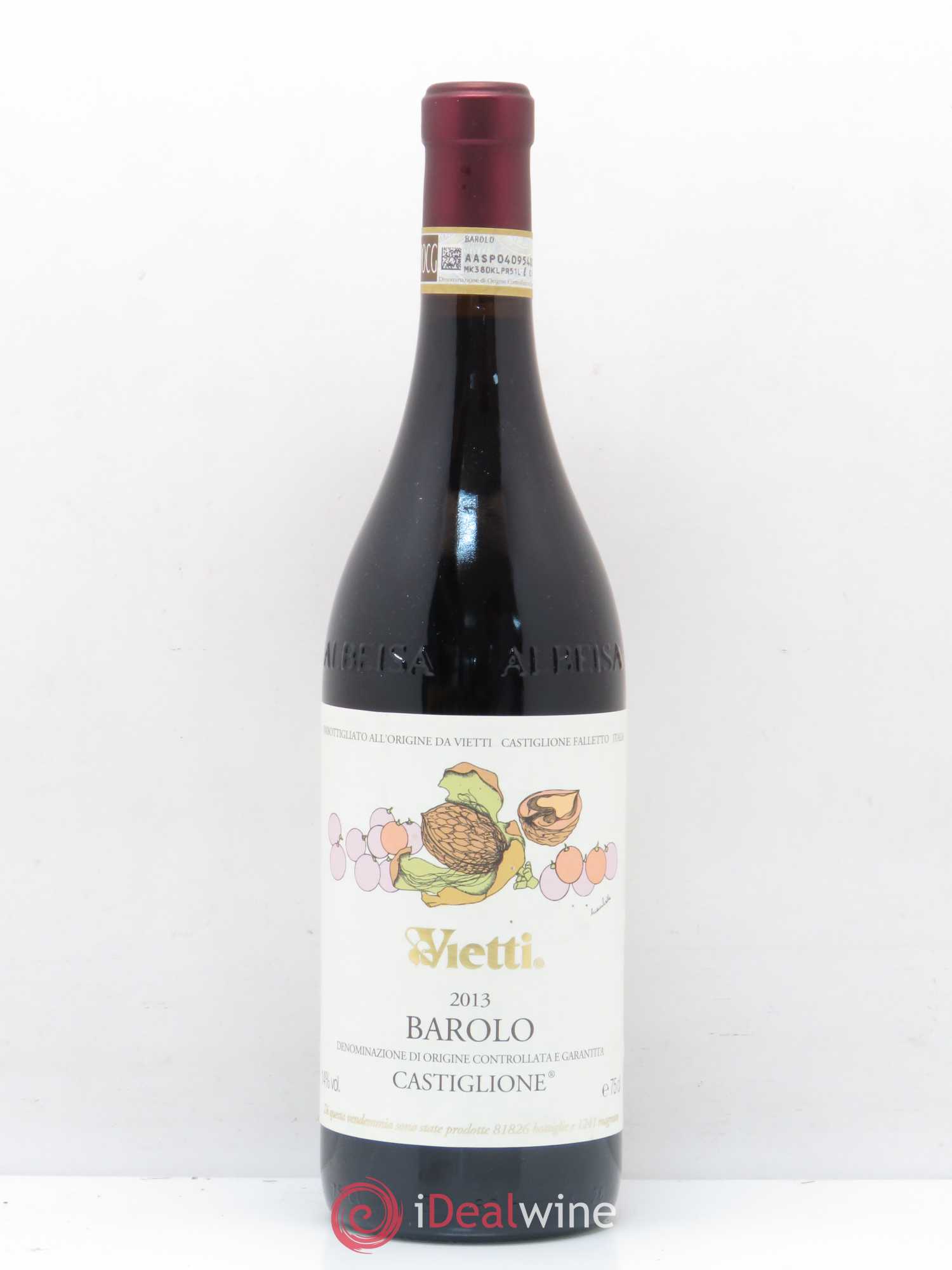Barolo Vietti Castiglione 2013 - Lot de 1 bouteille - 0