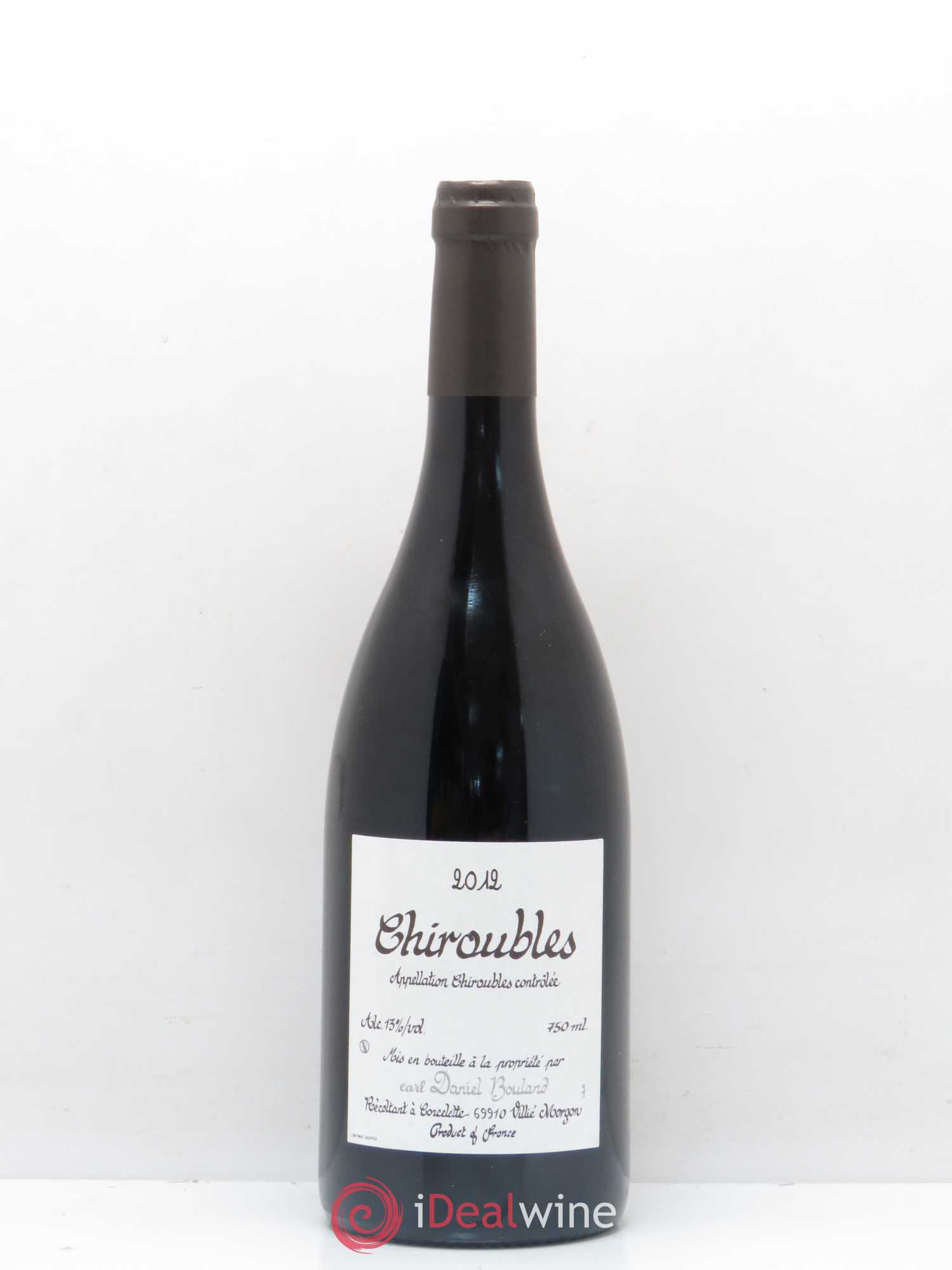Chiroubles Daniel Bouland (Domaine) 2012 - Lot de 1 bouteille - 0