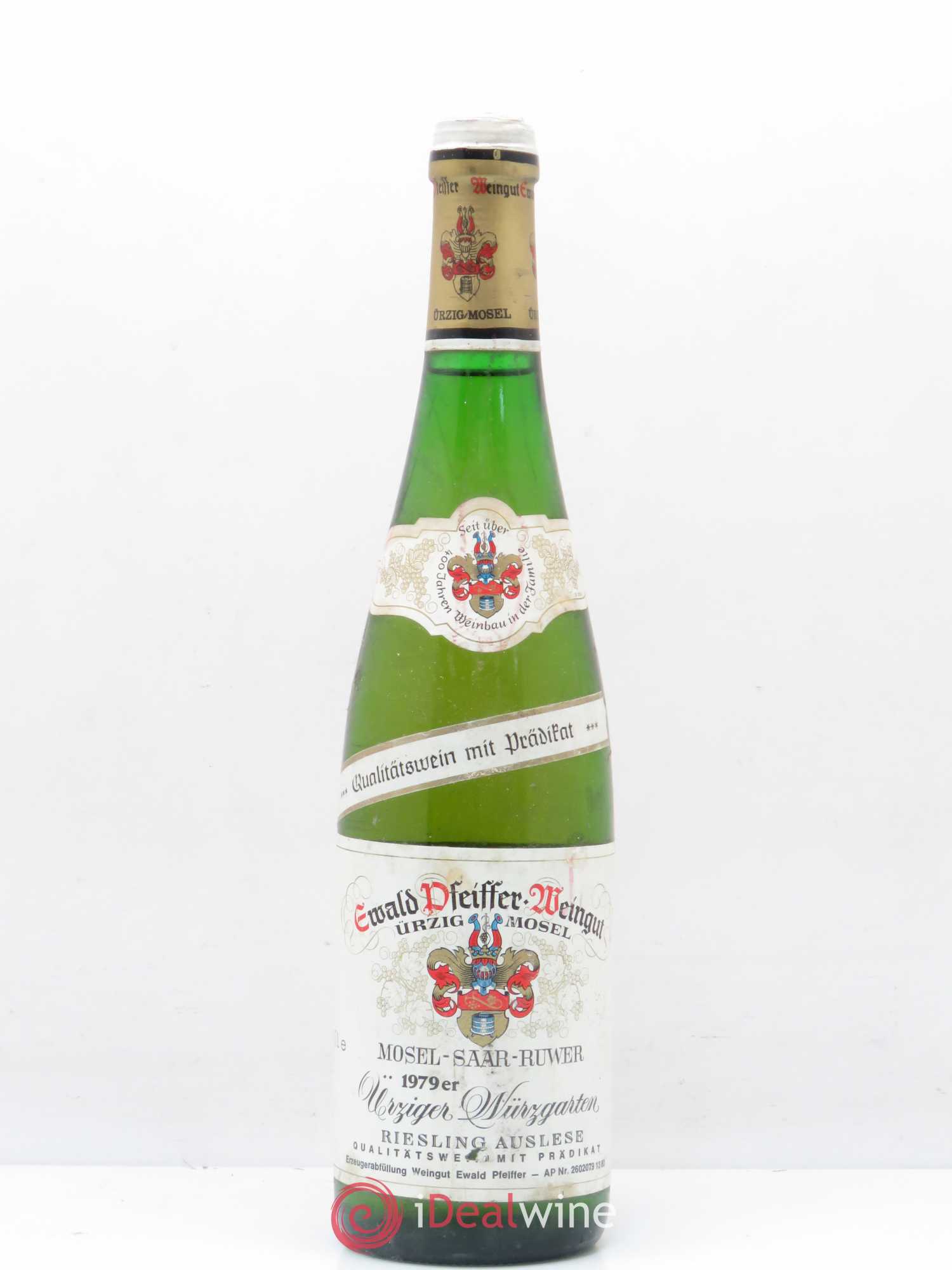Riesling Ewald Pfeiffer Urziger Wurzgarten Auslese 1979 - Posten von 1 Flasche - 0