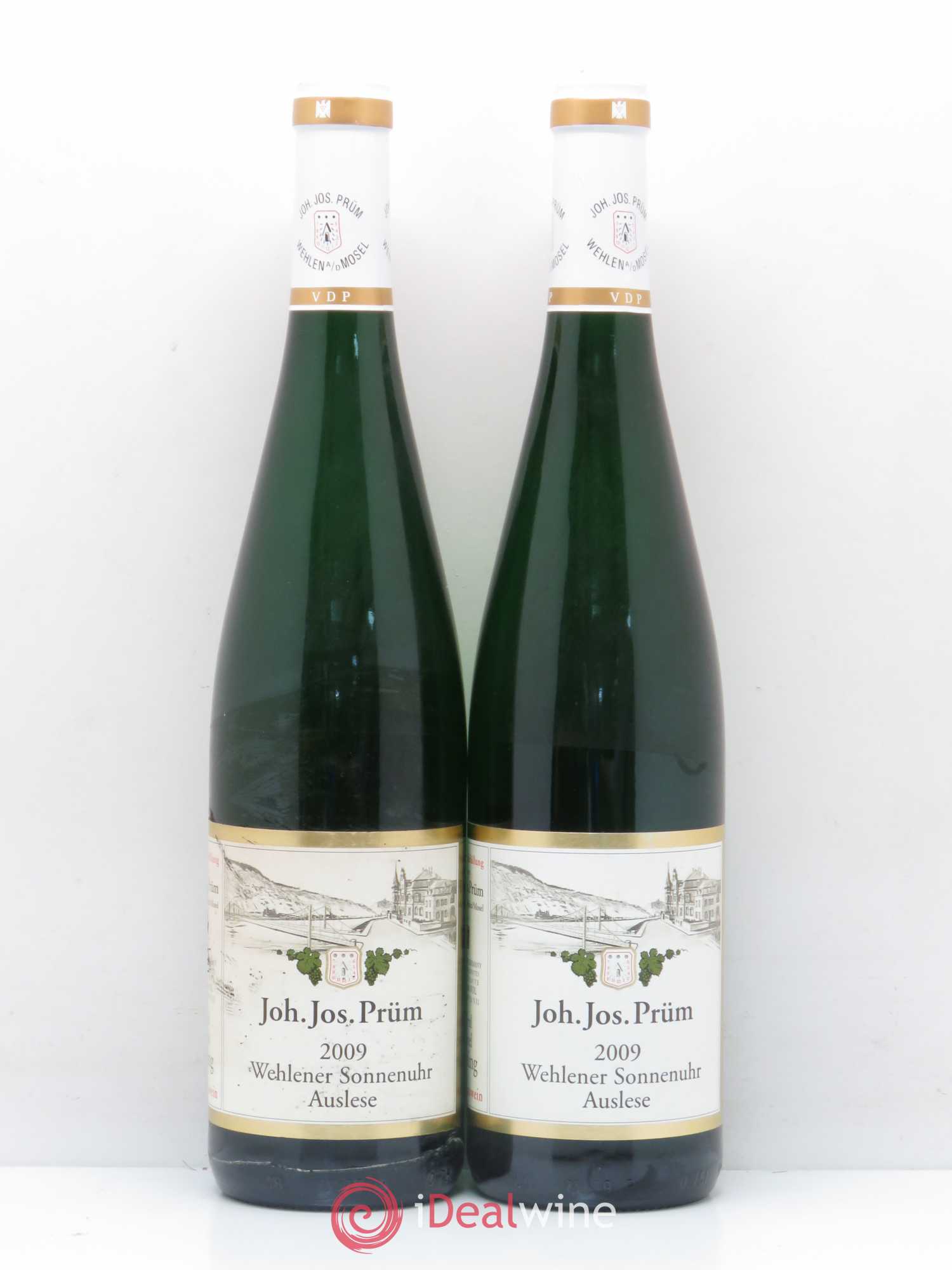 Riesling Joh. Jos. Prum Wehlener Sonnenuhr Auslese 2009 - Lot de 2 bouteilles - 0