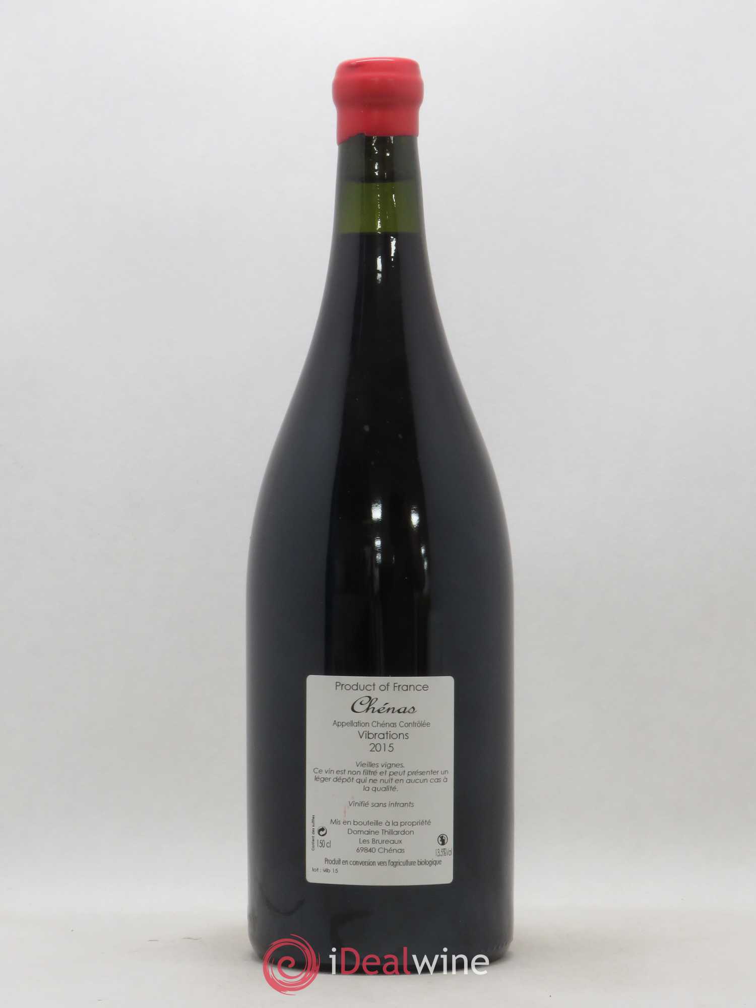 Chénas Vibrations Vieilles Vignes Domaine Thillardon 2015 - Lotto di 1 magnum - 1
