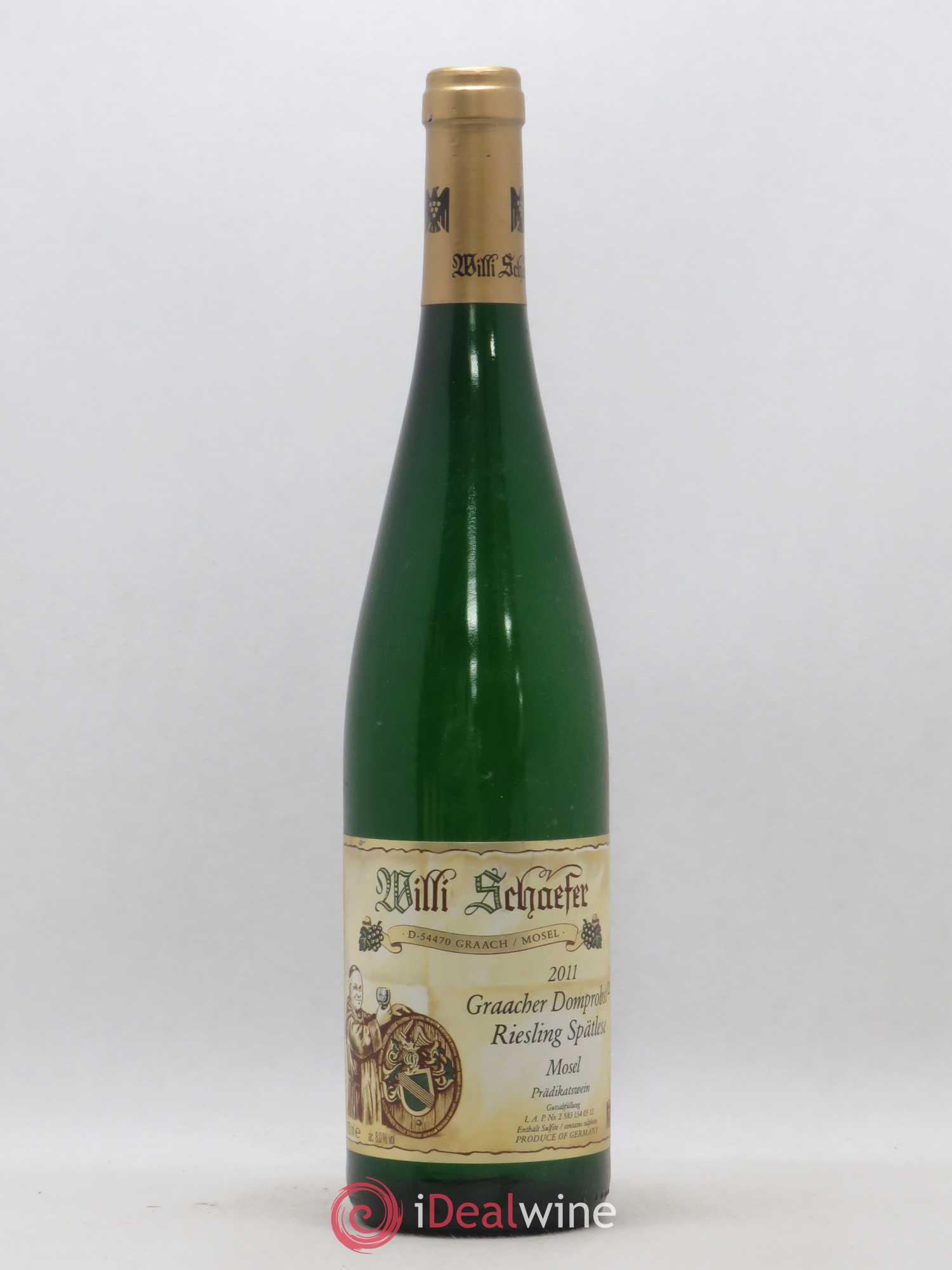 Riesling Willi Schaefer Graacher Domprobst Spatlese 05 Gold Kapsul 2011 - Posten von 1 Flasche - 0