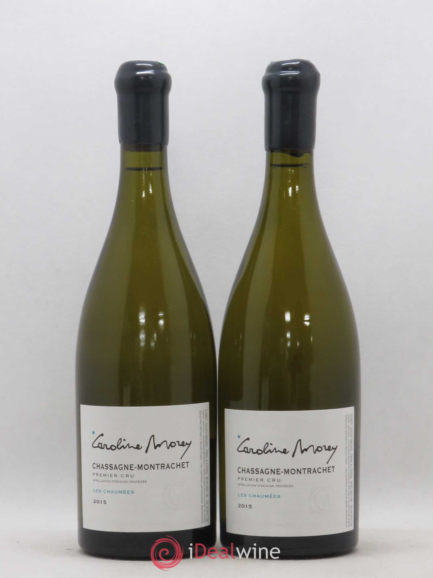 Chassagne-Montrachet 1er Cru Les Chaumées Domaine Caroline Morey 2015 - Lotto di 2 bottiglie - 0