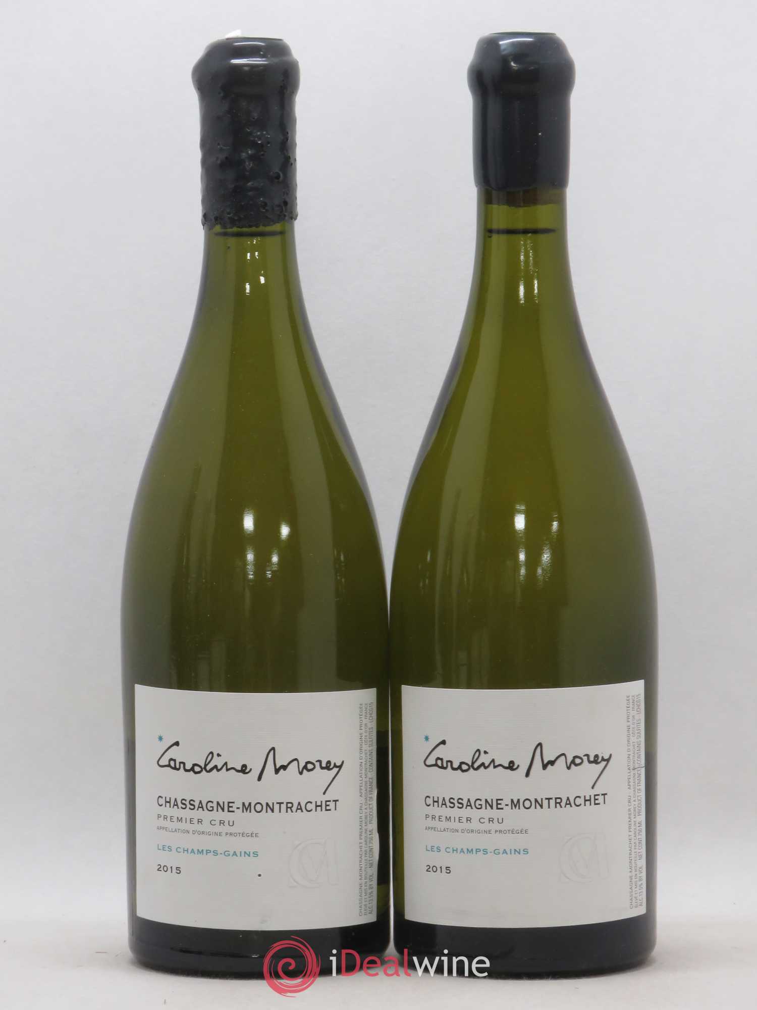 Chassagne-Montrachet 1er Cru Les Champs Gains Domaine Caroline Morey 2015 - Posten von 2 Flaschen - 0