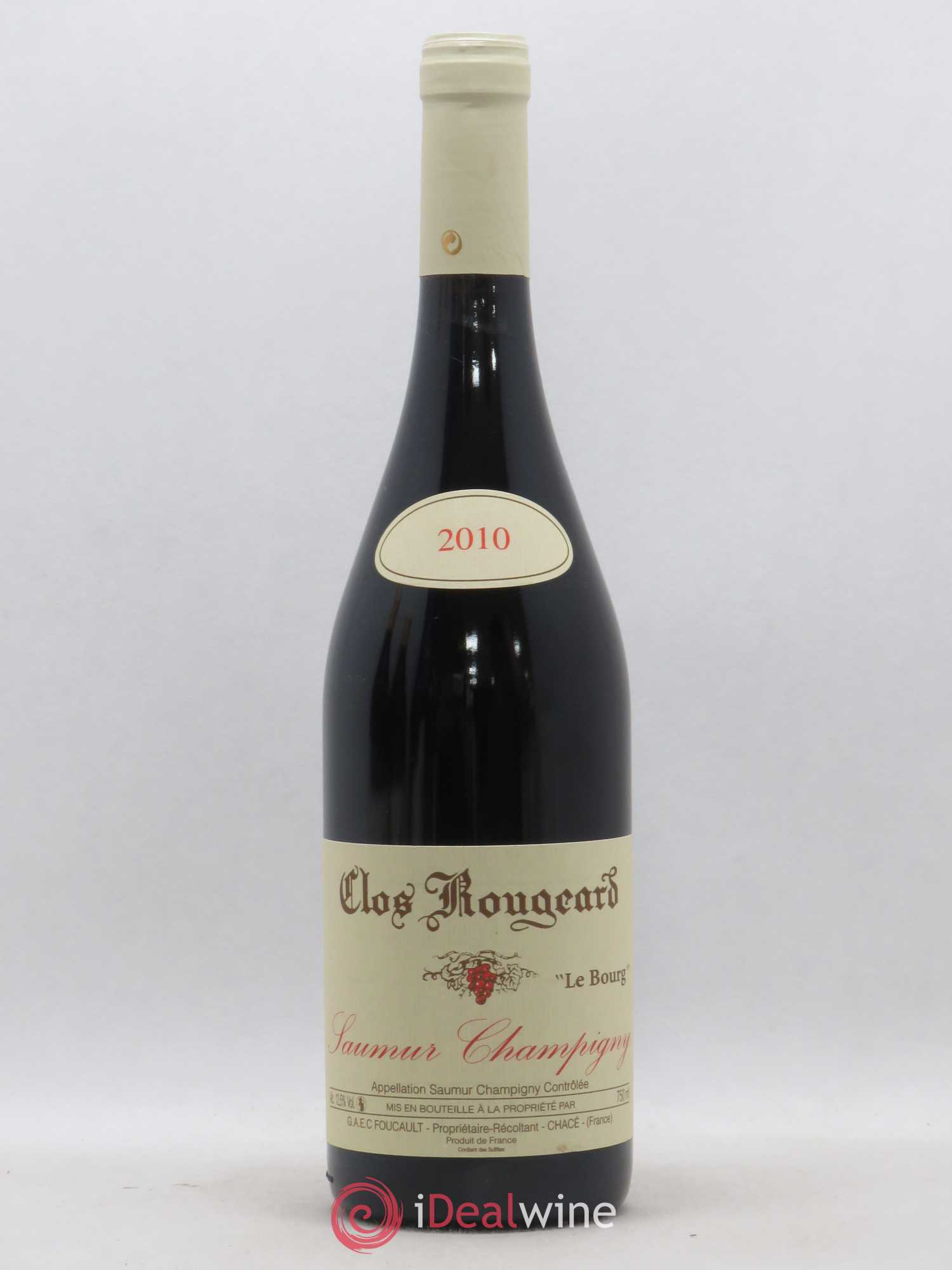 Saumur-Champigny Le Bourg Clos Rougeard 2010 - Lot de 1 bouteille - 0