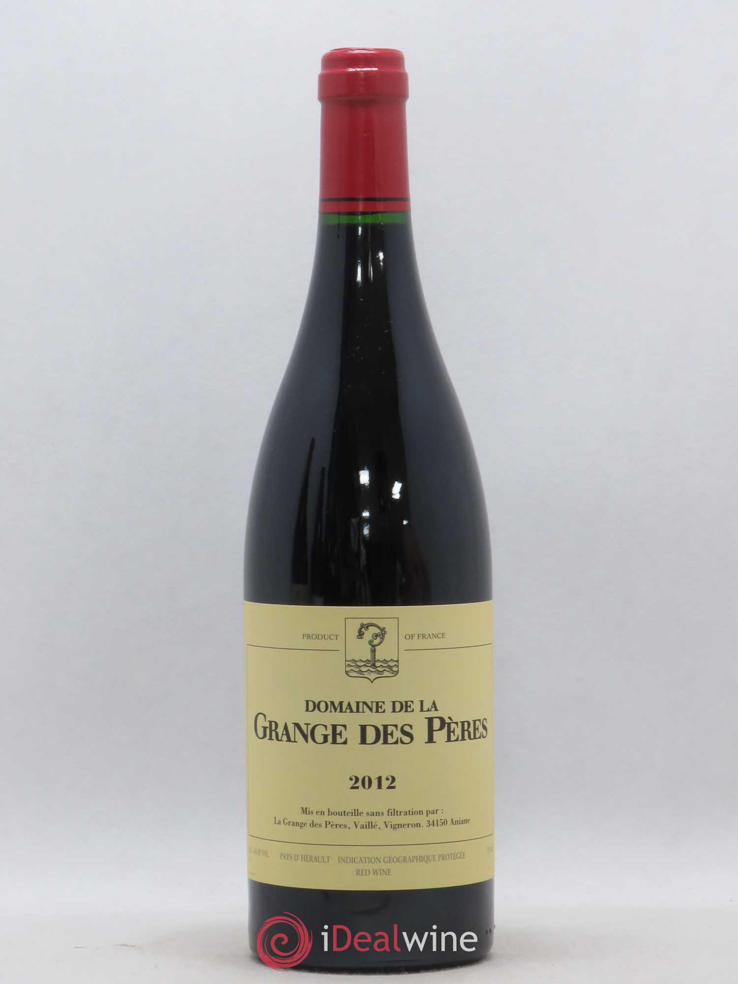 Pays d'Hérault Grange des Pères Laurent Vaillé 2012 - Lot de 1 bouteille - 0