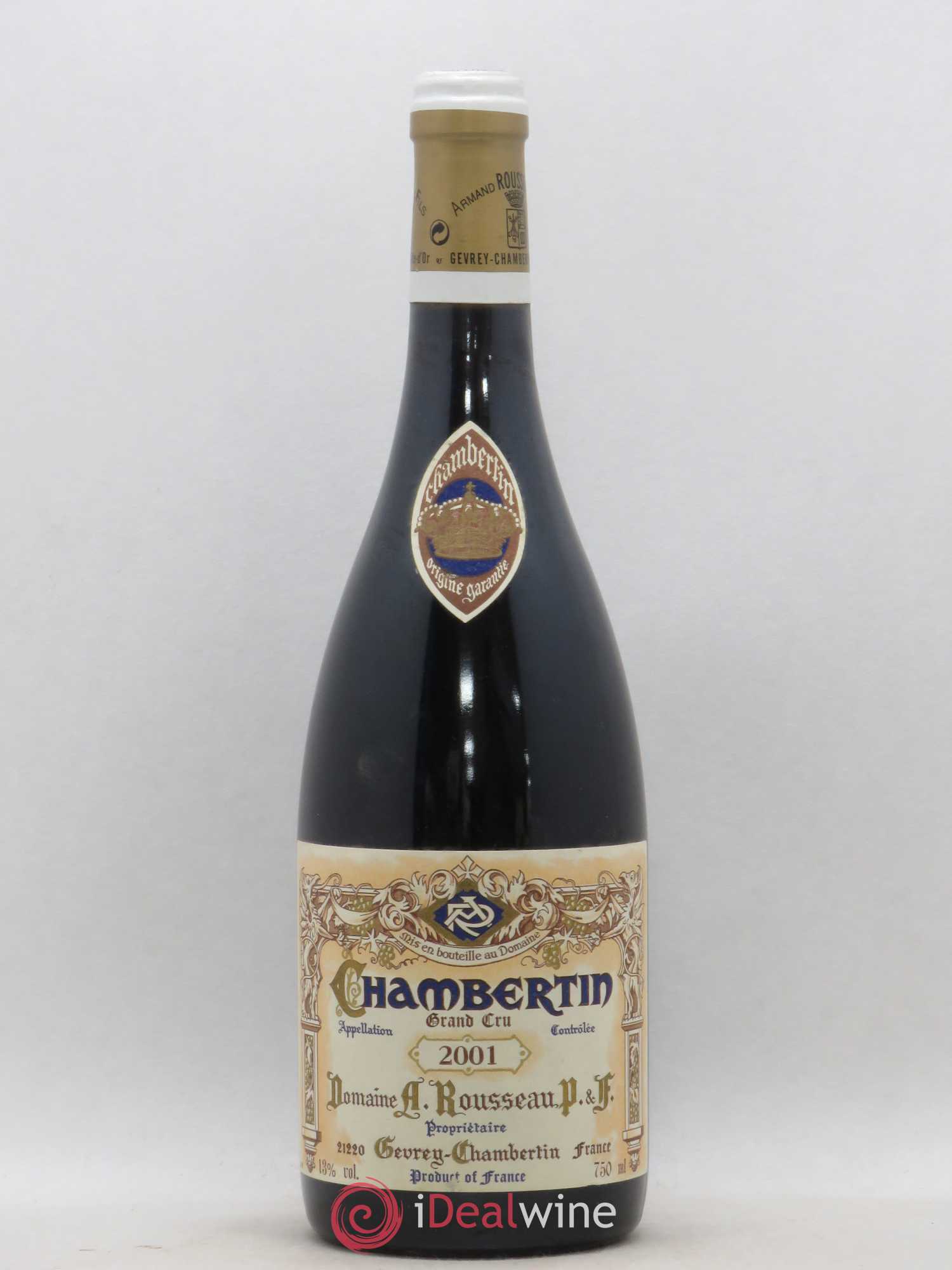 Chambertin Grand Cru Armand Rousseau (Domaine) 2001 - Lot de 1 bouteille - 0