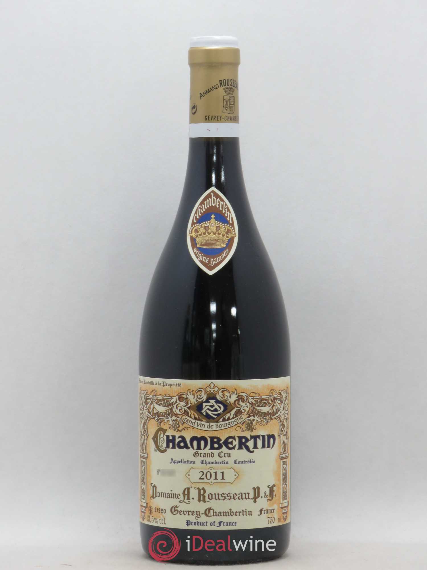 Chambertin Grand Cru Armand Rousseau (Domaine) 2011 - Lot de 1 bouteille - 0