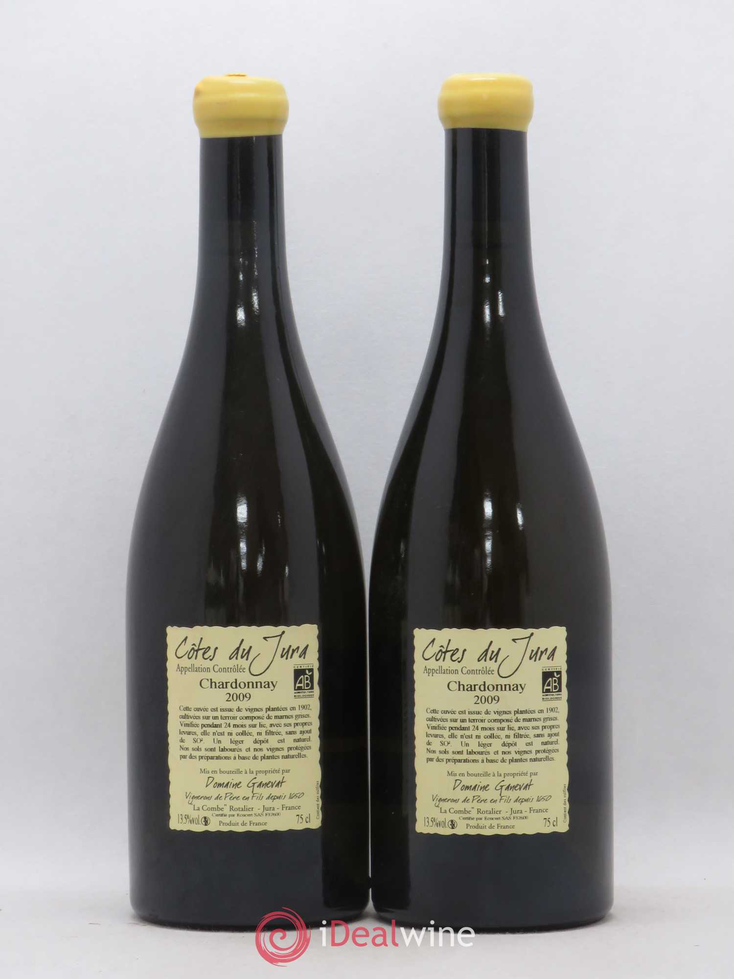 Côtes du Jura Les Chalasses Vieilles Vignes Jean-François Ganevat (Domaine) 2009 - Lot de 2 bouteilles - 1