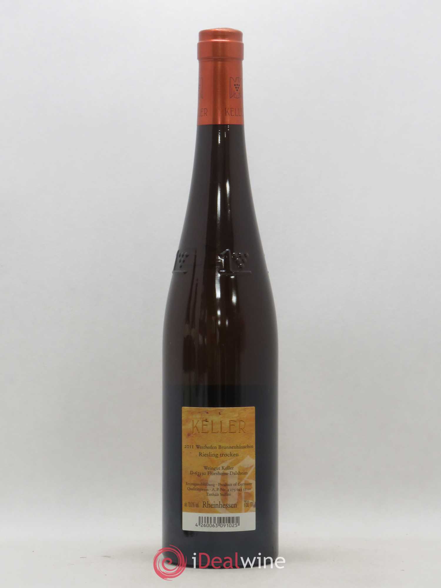 Riesling Trocken Westhofener Brunnenhauschen Abts Erde Grosses Gewachs Keller 2011 - Lotto di 1 bottiglia - 1