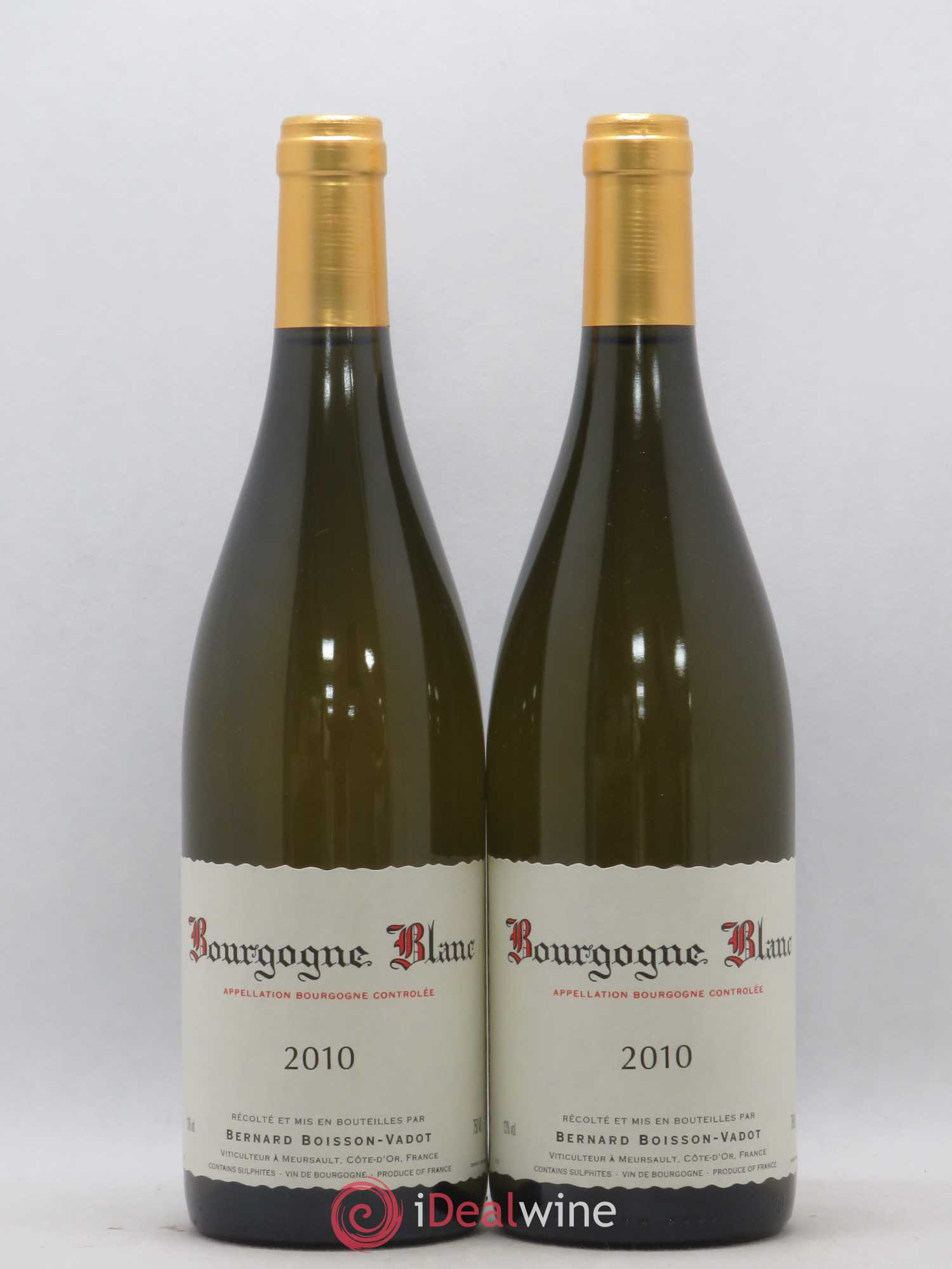 Bourgogne Boisson-Vadot (Domaine) 2010 - Lot de 2 bouteilles - 0