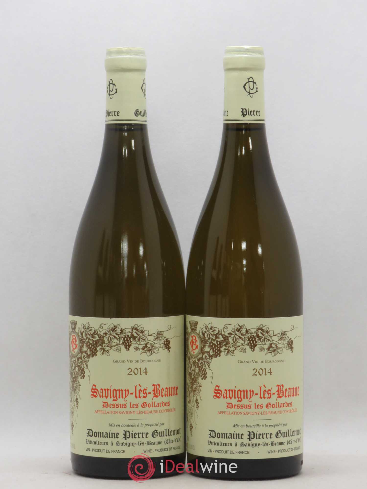 Savigny-lès-Beaune Dessus Les Golardes Domaine Pierre Guillemot 2014 - Posten von 2 Flaschen - 0