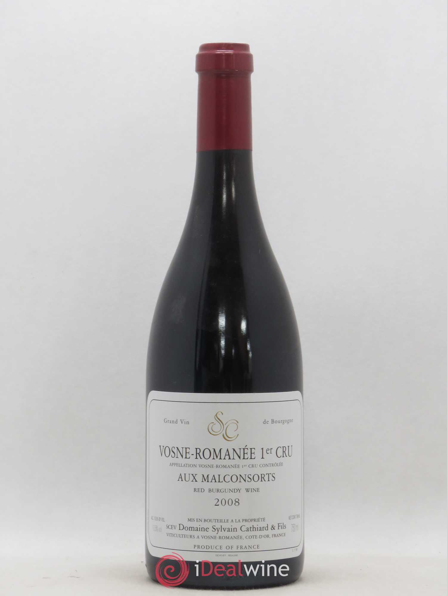 Vosne-Romanée 1er Cru Aux Malconsorts Sylvain Cathiard & Fils 2008 - Lot de 1 bouteille - 0