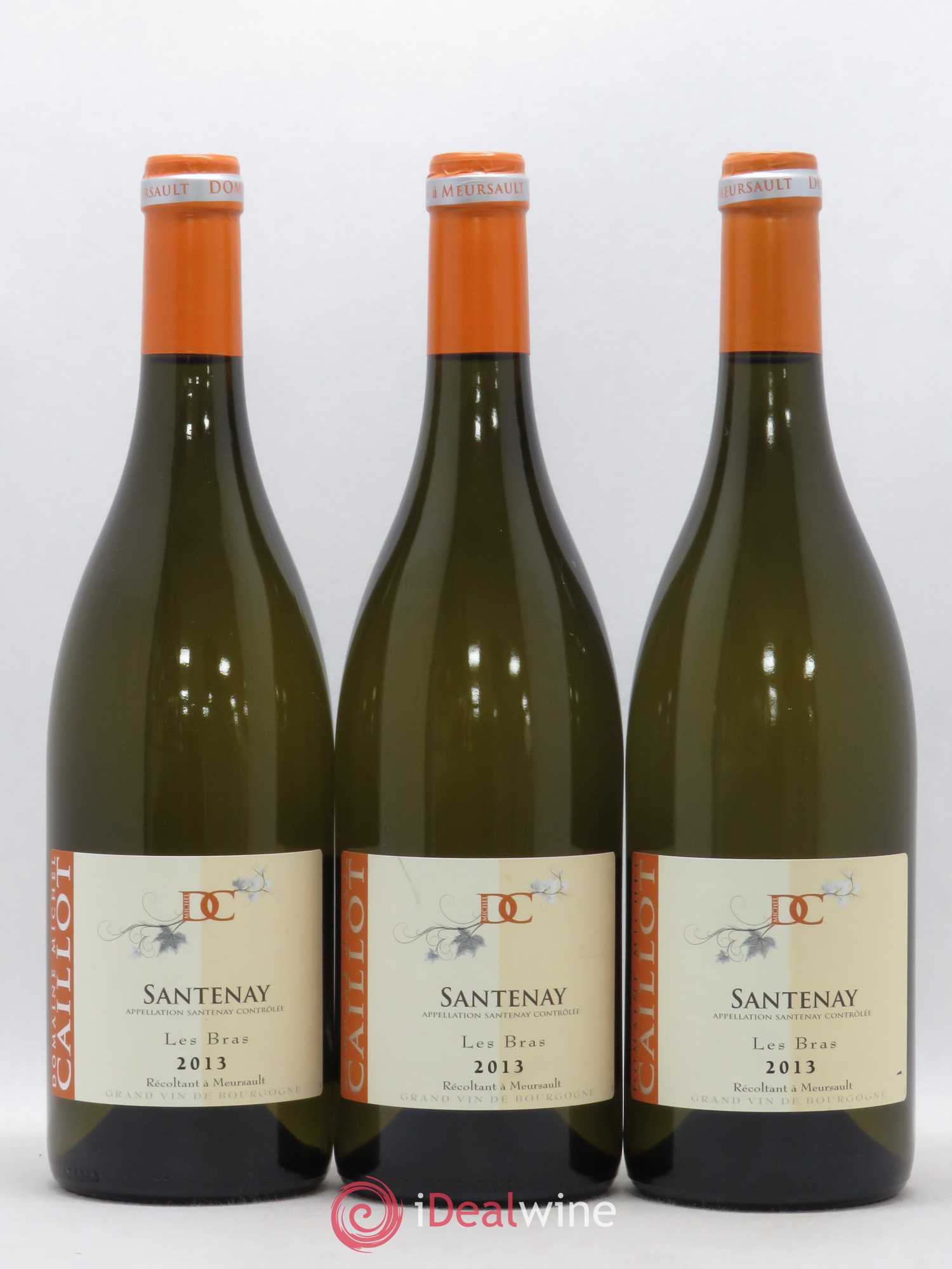 Santenay Les Bras Domaine Caillot 2013 - Posten von 3 Flaschen - 0