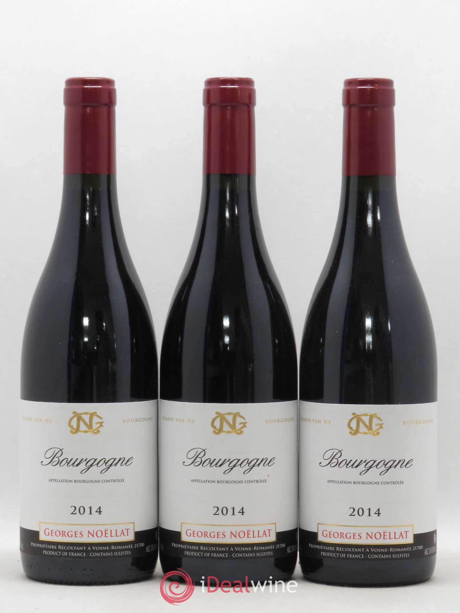 Bourgogne Georges Noëllat (Domaine) 2014 - Lot de 3 bouteilles - 0