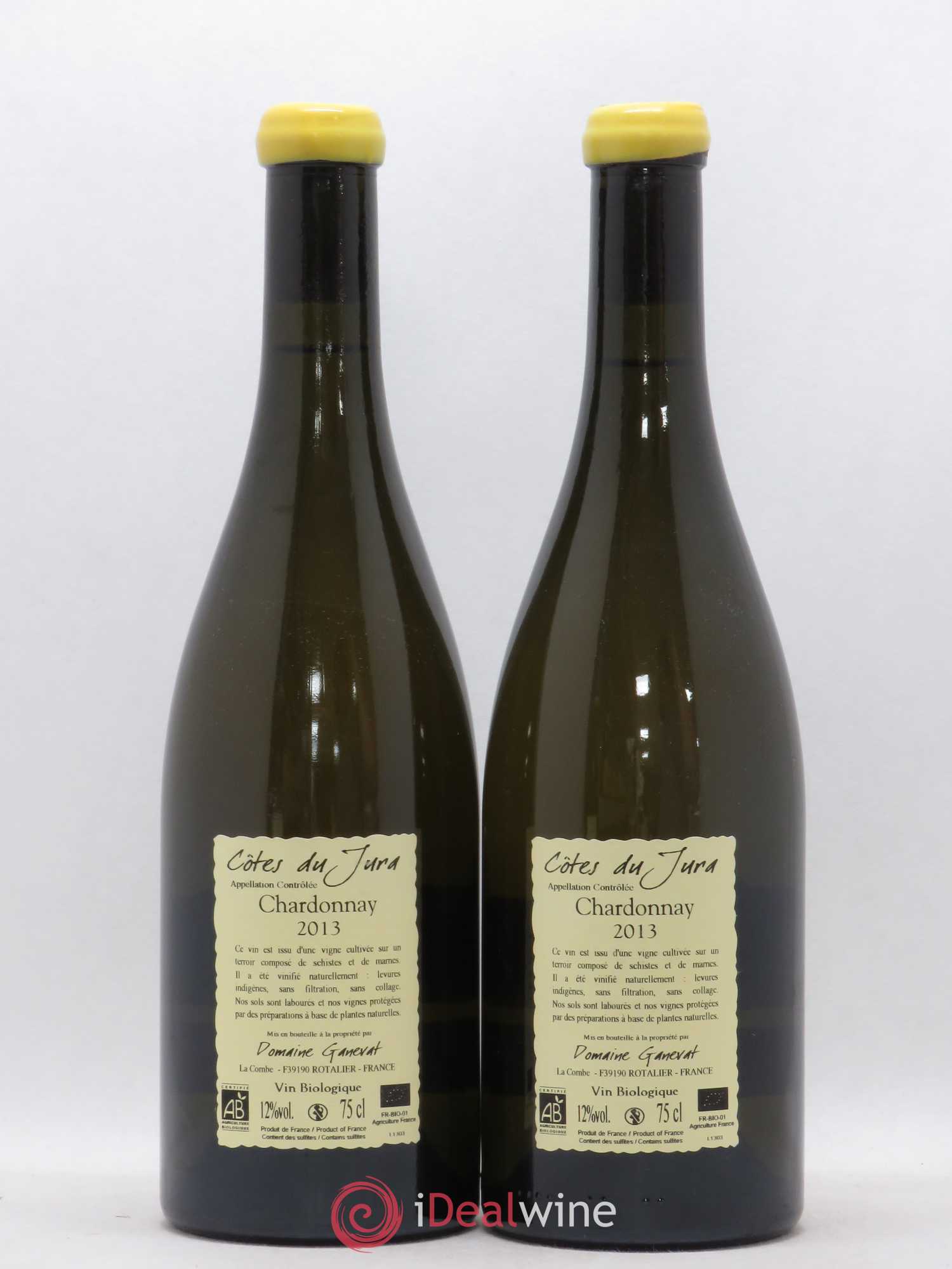 Côtes du Jura Grusse en Billat Jean-François Ganevat (Domaine) 2013 - Lot de 2 bouteilles - 1