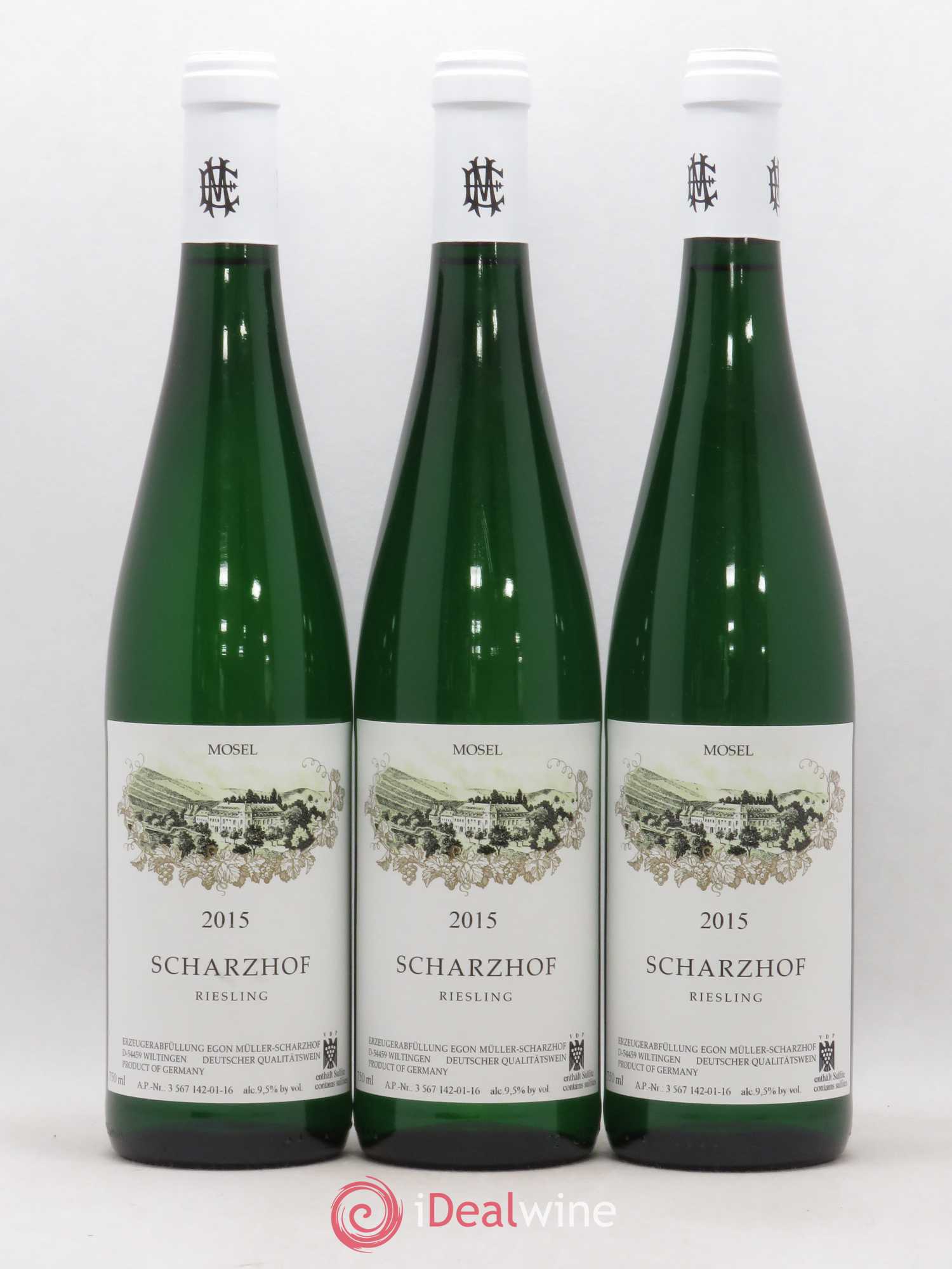 Riesling Scharzhof Egon Müller 2015 - Lotto di 3 bottiglie - 0