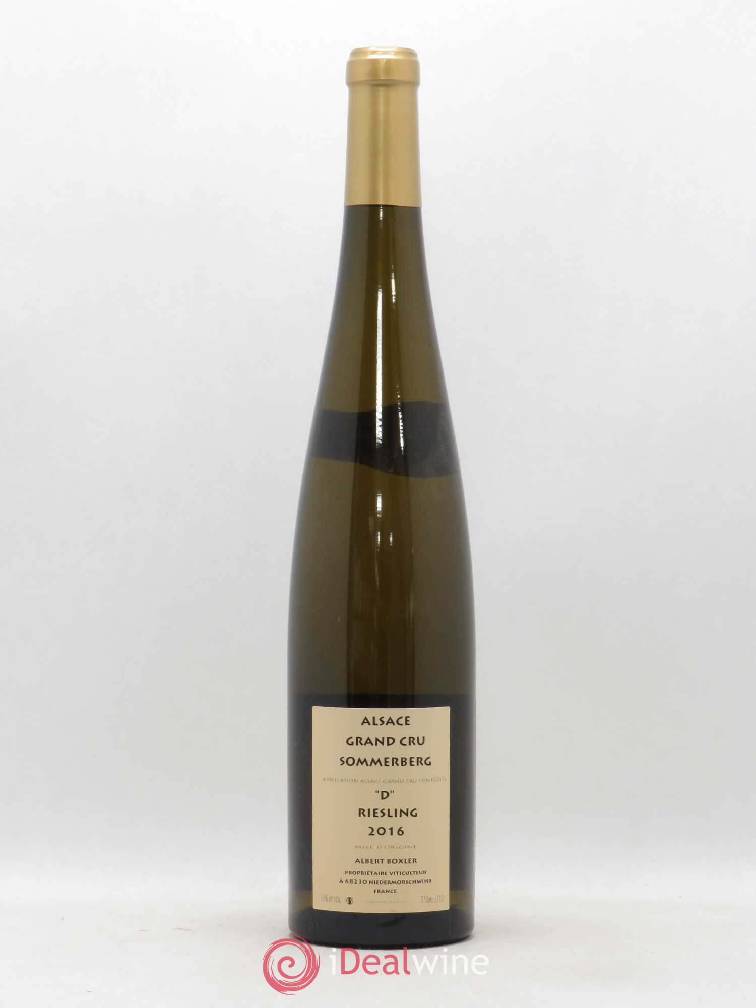 Alsace Riesling Grand Cru Sommerberg Albert Boxler Cuvée D 2016 - Posten von 1 Flasche - 1