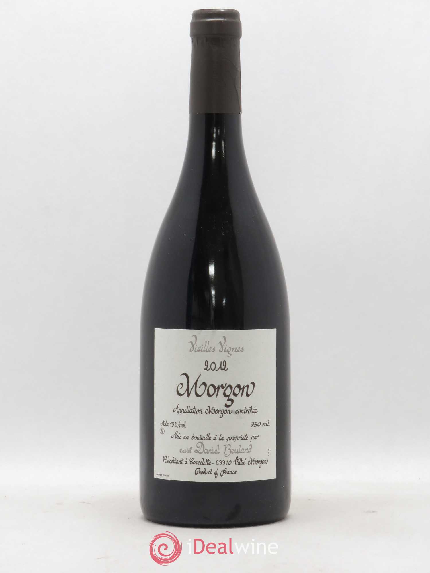 Morgon Vieilles Vignes Daniel Bouland (Domaine) 2012 - Lot de 1 bouteille - 0