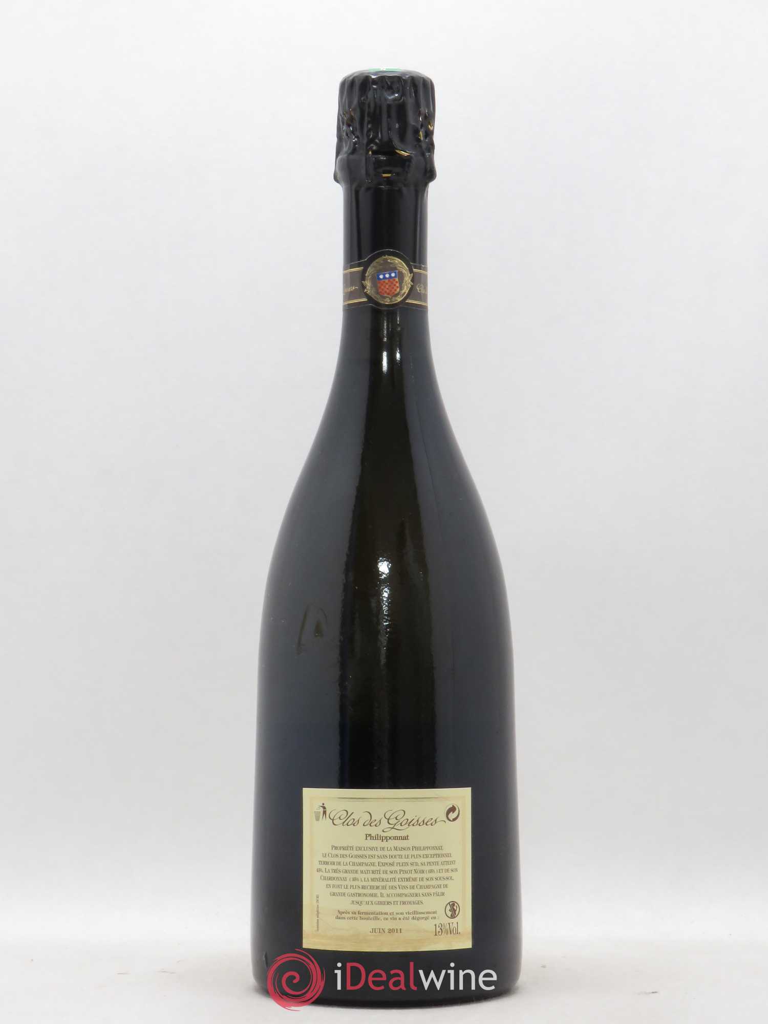 Clos des Goisses Philipponnat 2002 - Lot de 1 bouteille - 1