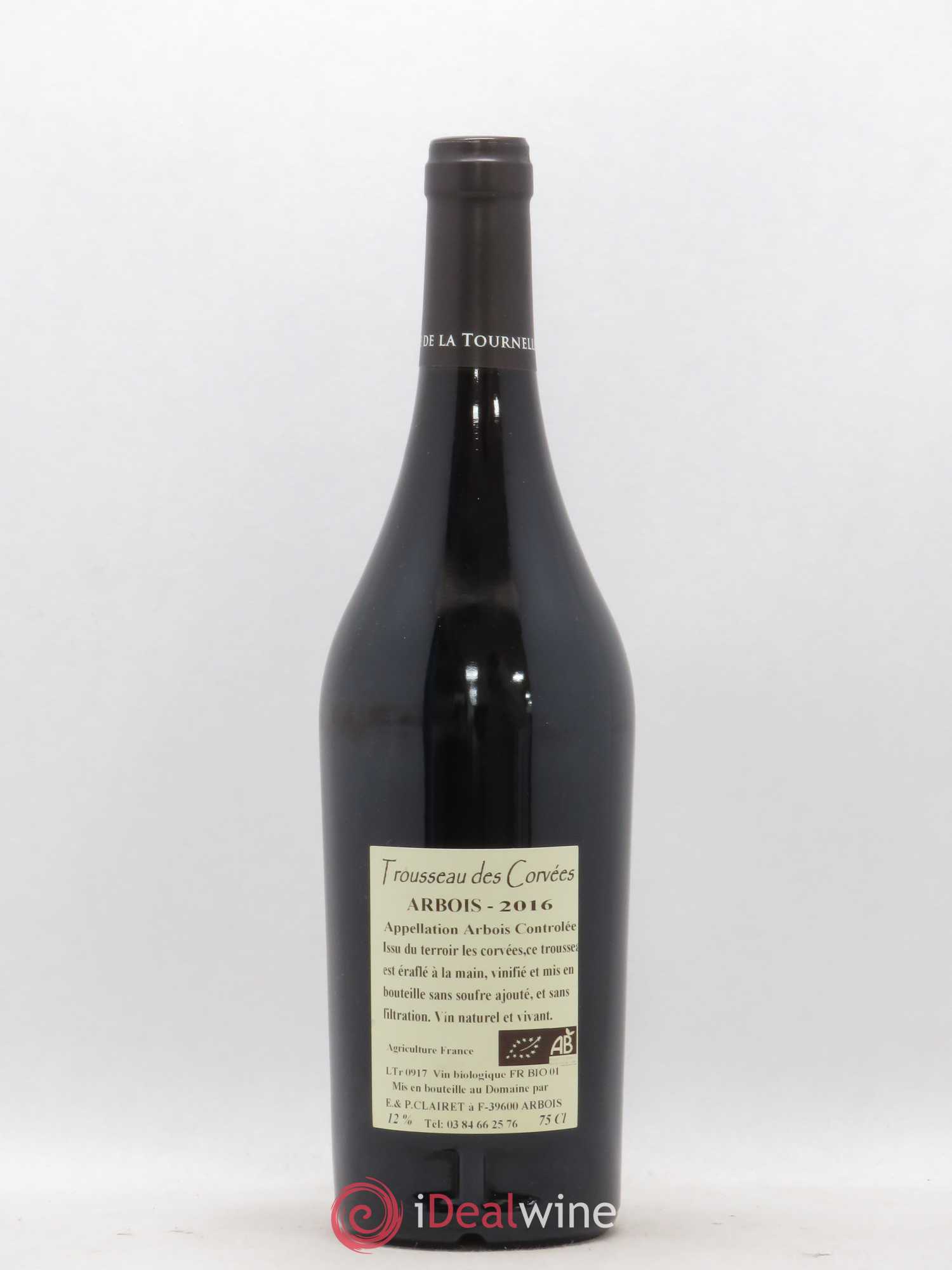 Arbois Trousseau des Corvées Domaine de La Tournelle 2016 - Posten von 1 Flasche - 1