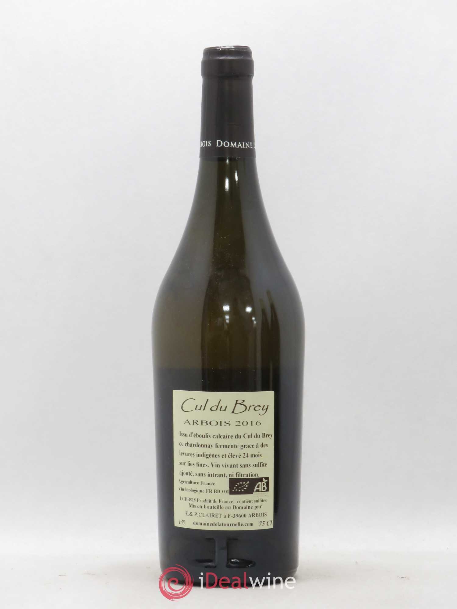 Arbois Chardonnay Cul de Brey Domaine de la Tournelle 2016 - Posten von 1 Flasche - 1