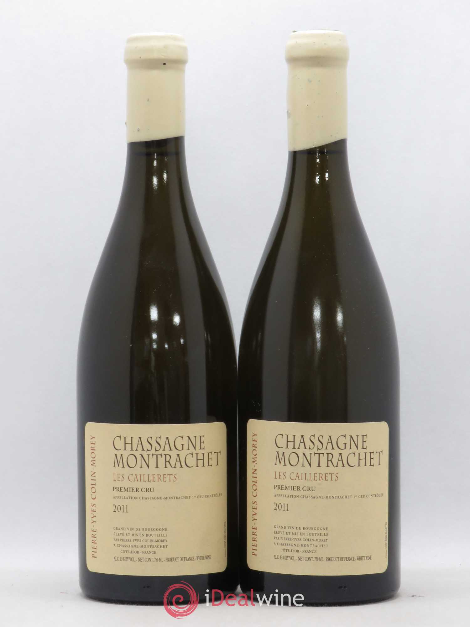 Chassagne-Montrachet 1er Cru Les Caillerets Domaine Pierre Yves Colin Morey 2011 - Posten von 2 Flaschen - 0