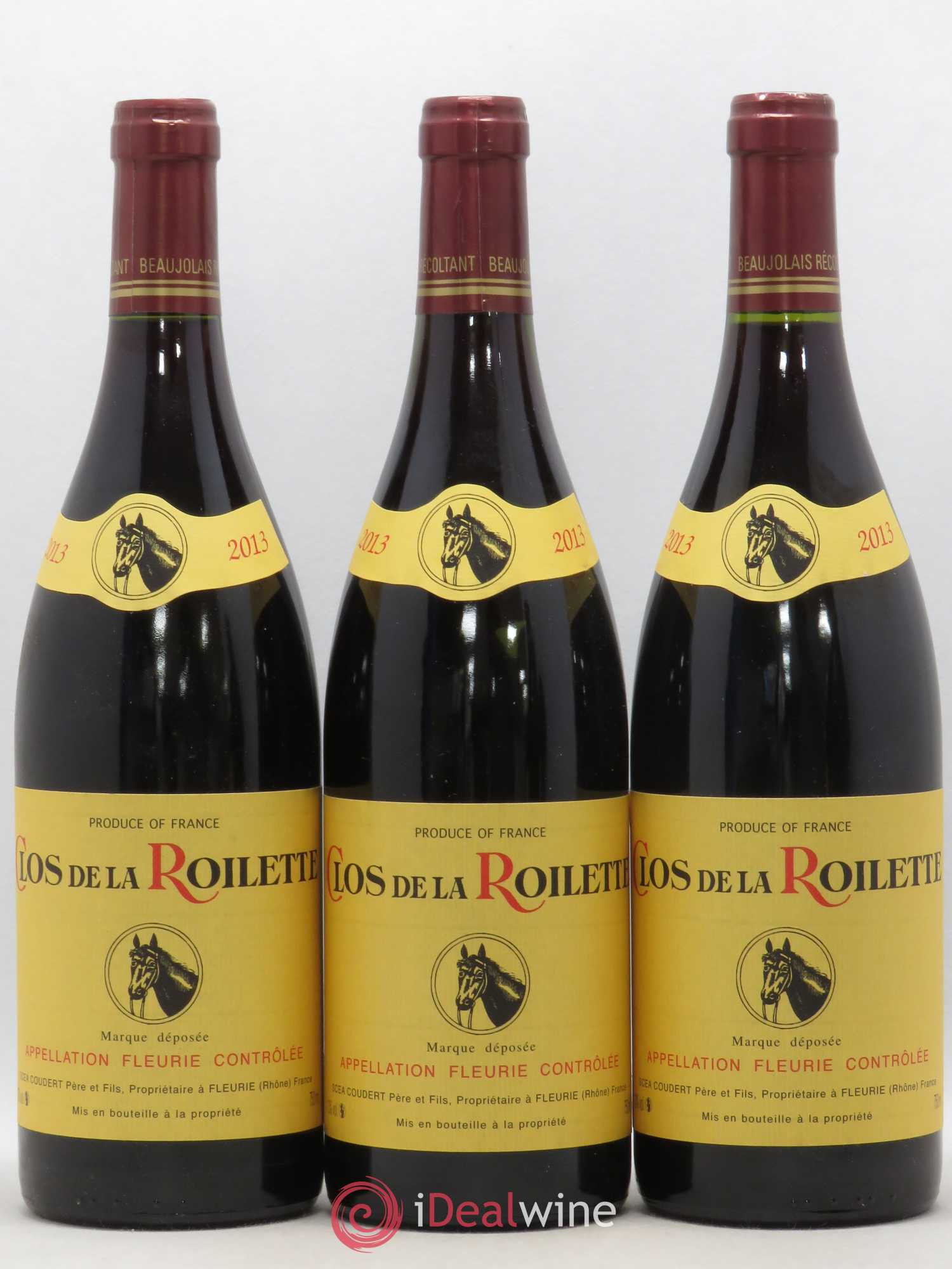 Fleurie Clos de la Roilette 2013 - Lot de 3 bouteilles - 0
