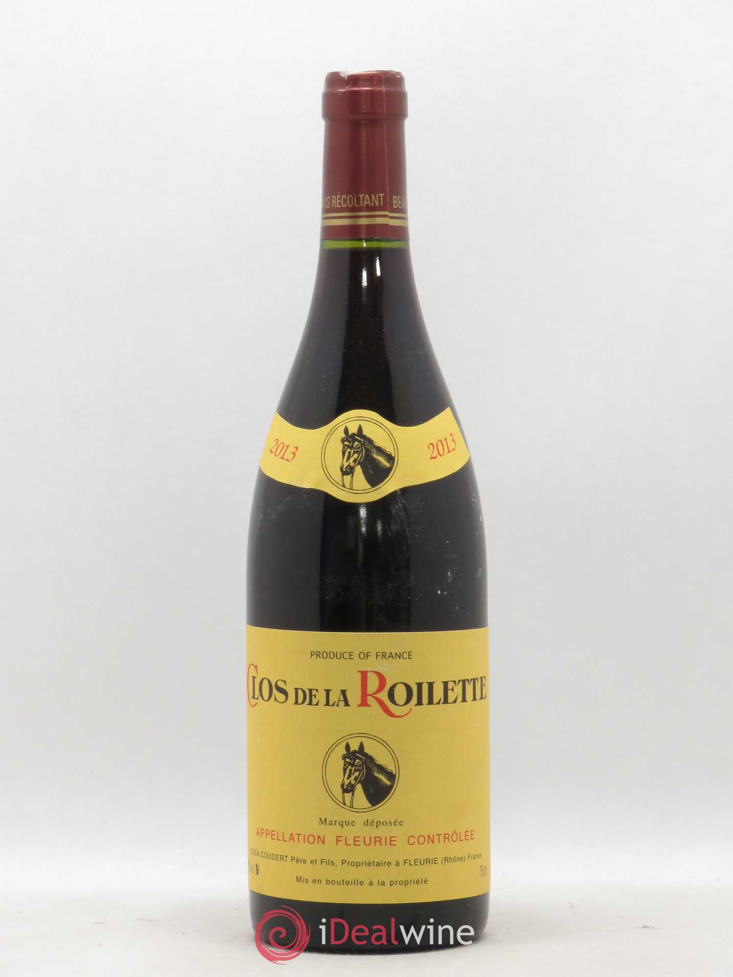 Fleurie Clos de la Roilette 2013 - Lot de 1 bouteille - 0