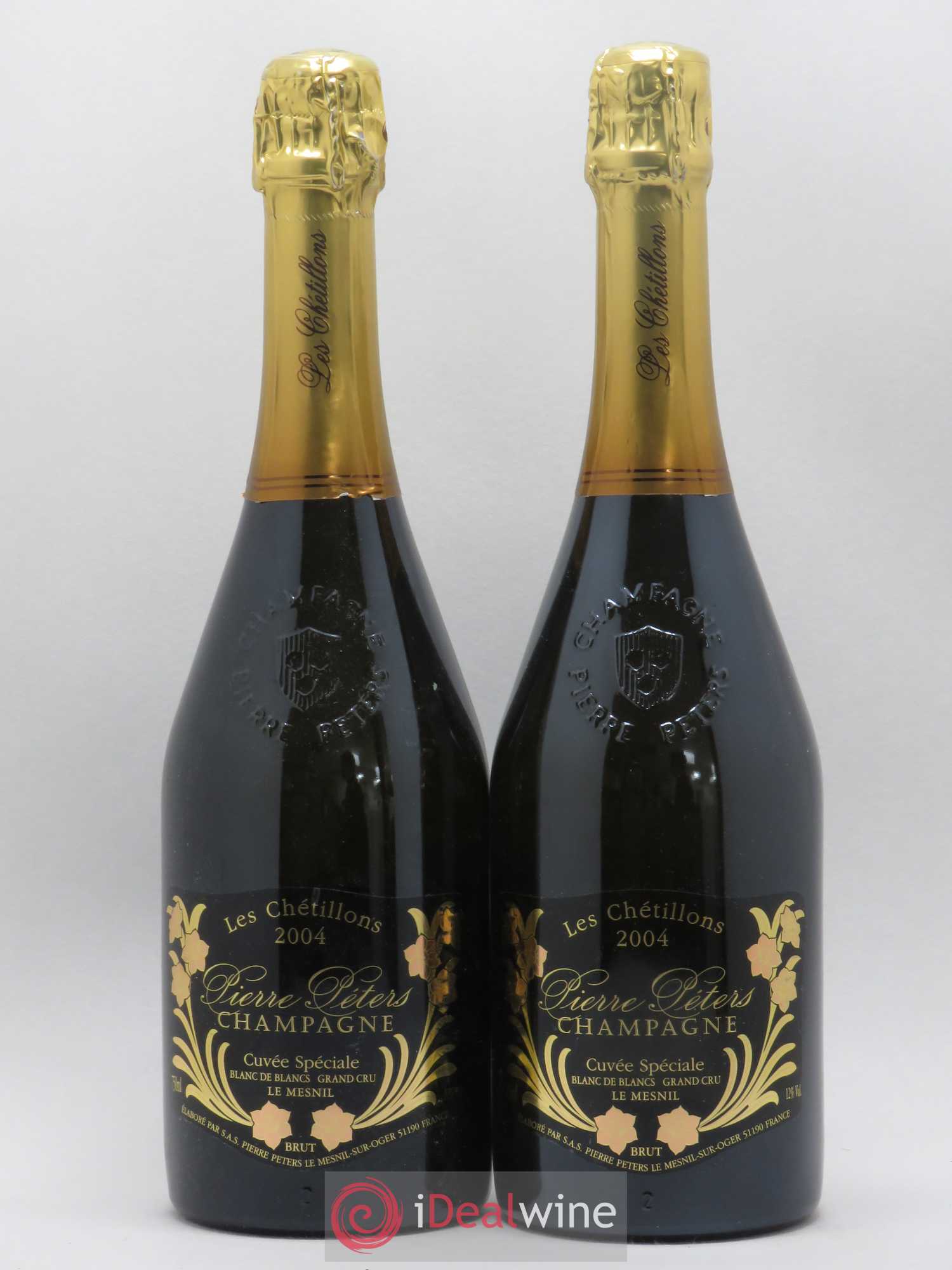 Cuvée Spéciale les Chétillons Blanc de Blancs Brut Pierre Péters 2004 - Lot de 2 bouteilles - 0