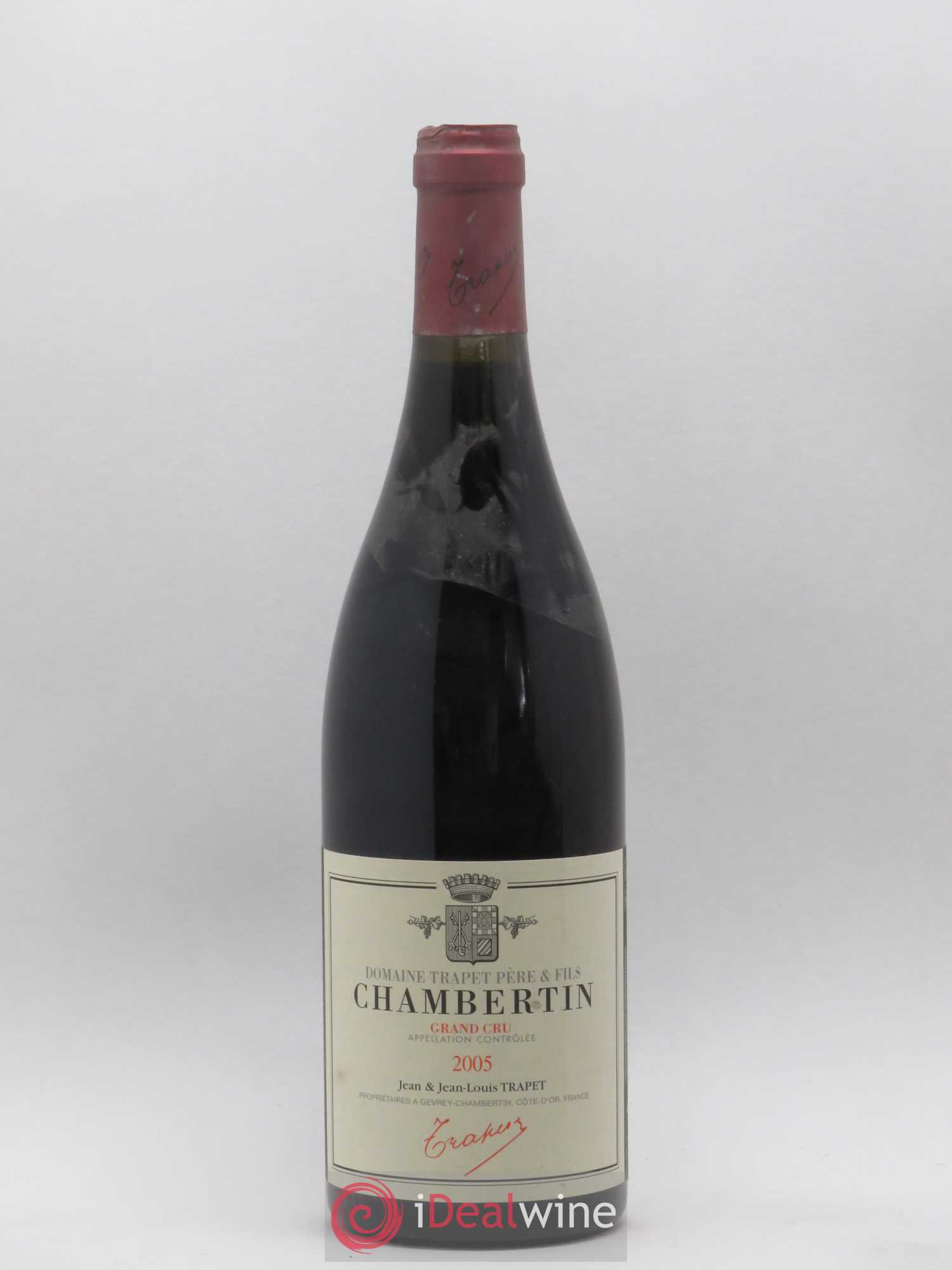Chambertin Grand Cru Domaine Trapet 2005 - Lot de 1 bouteille - 0