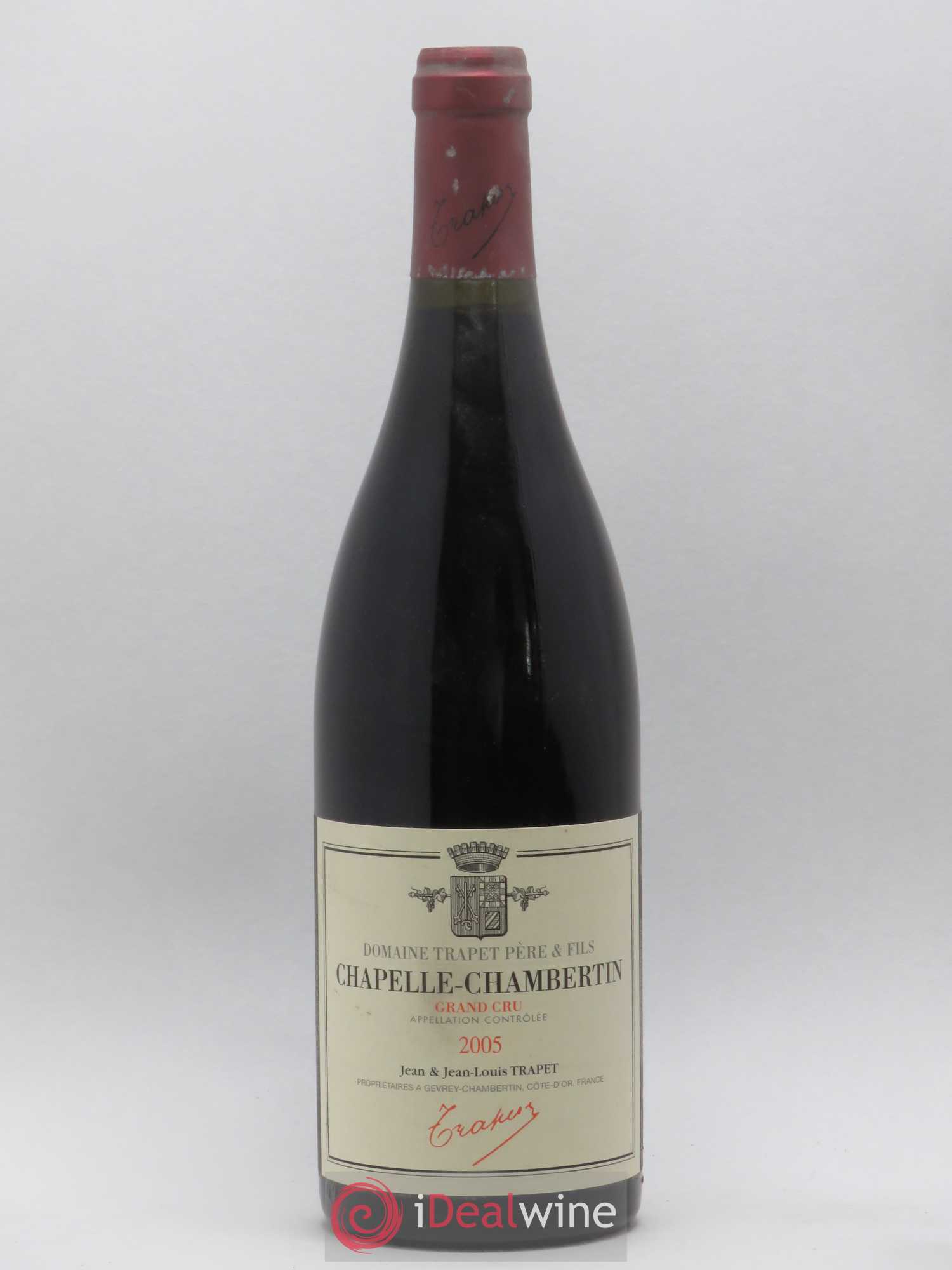Chapelle-Chambertin Grand Cru Domaine Trapet 2005 - Lot de 1 bouteille - 0