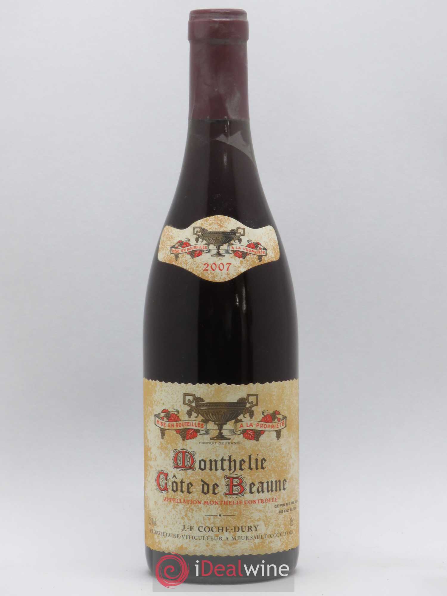 Monthélie Coche Dury (Domaine) 2007 - Lot de 1 bouteille - 0