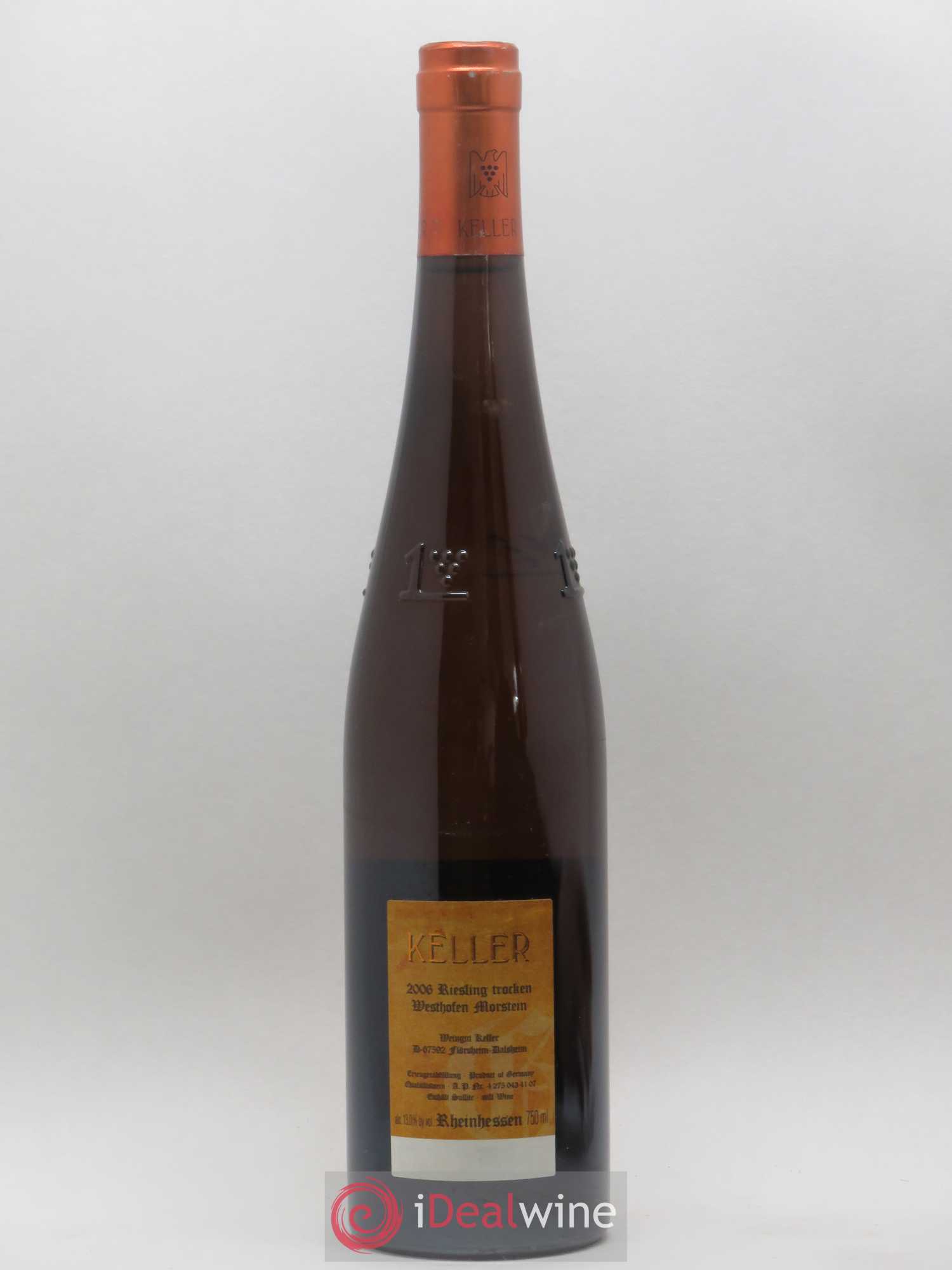 Allemagne Rheinhessen Riesling Westhofen Morstein Keller 2006 - Posten von 1 Flasche - 1