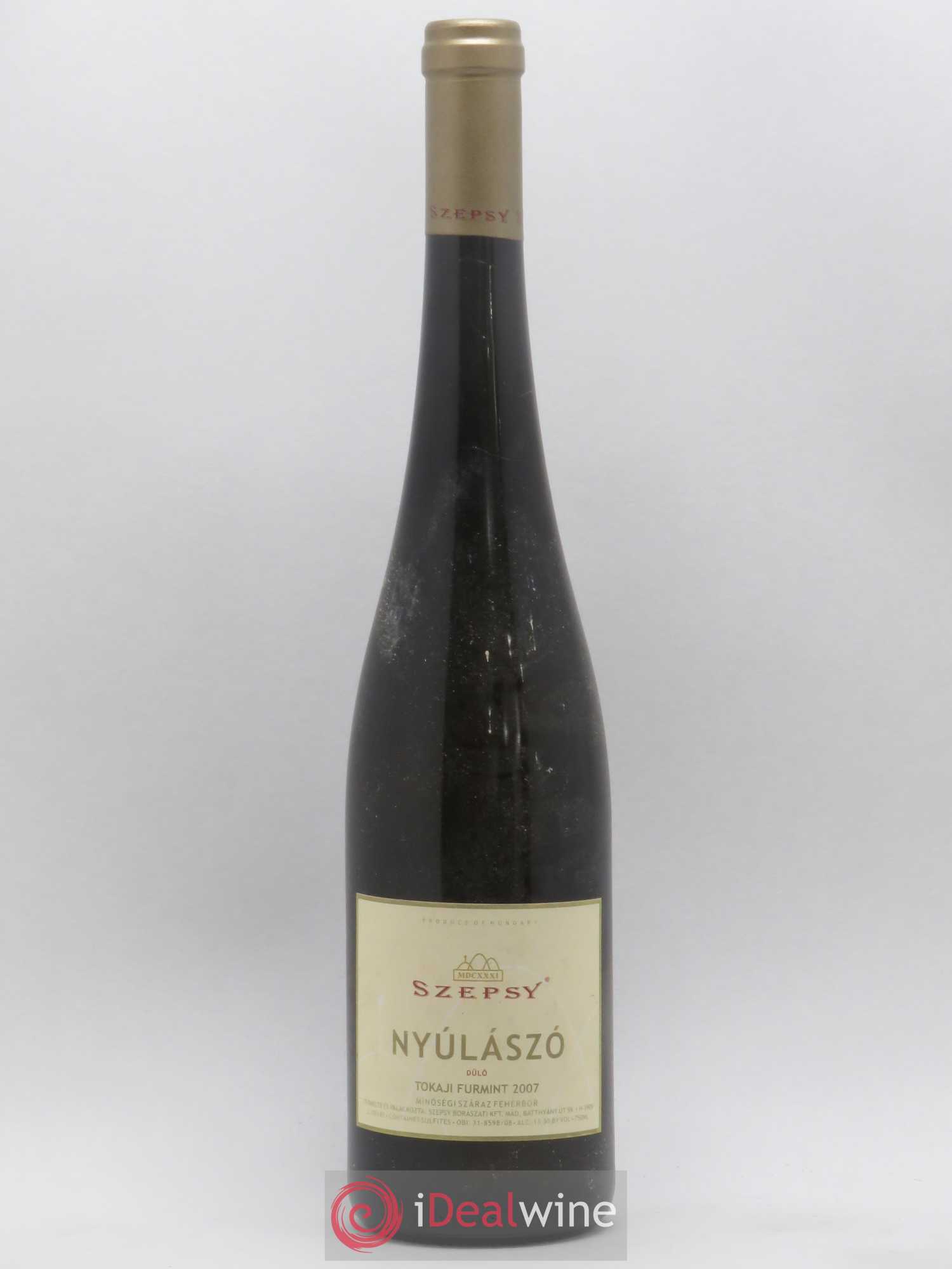 Tokaji Furmint Nyulaszo Dülö Szepsy 2007 - Posten von 1 Flasche - 0