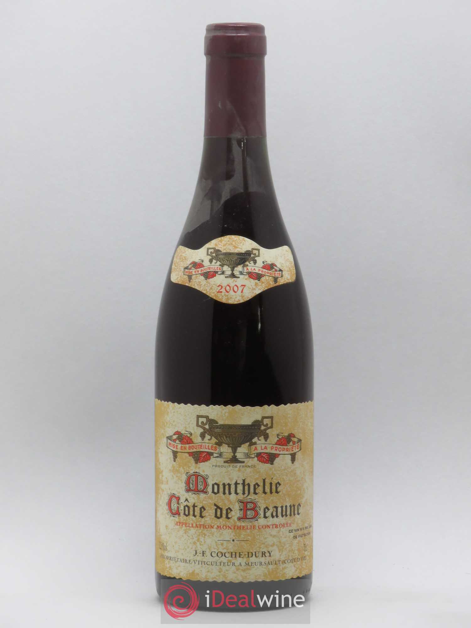 Monthélie Coche Dury (Domaine) Cote de Beaune 2007 - Lot de 1 bouteille - 0
