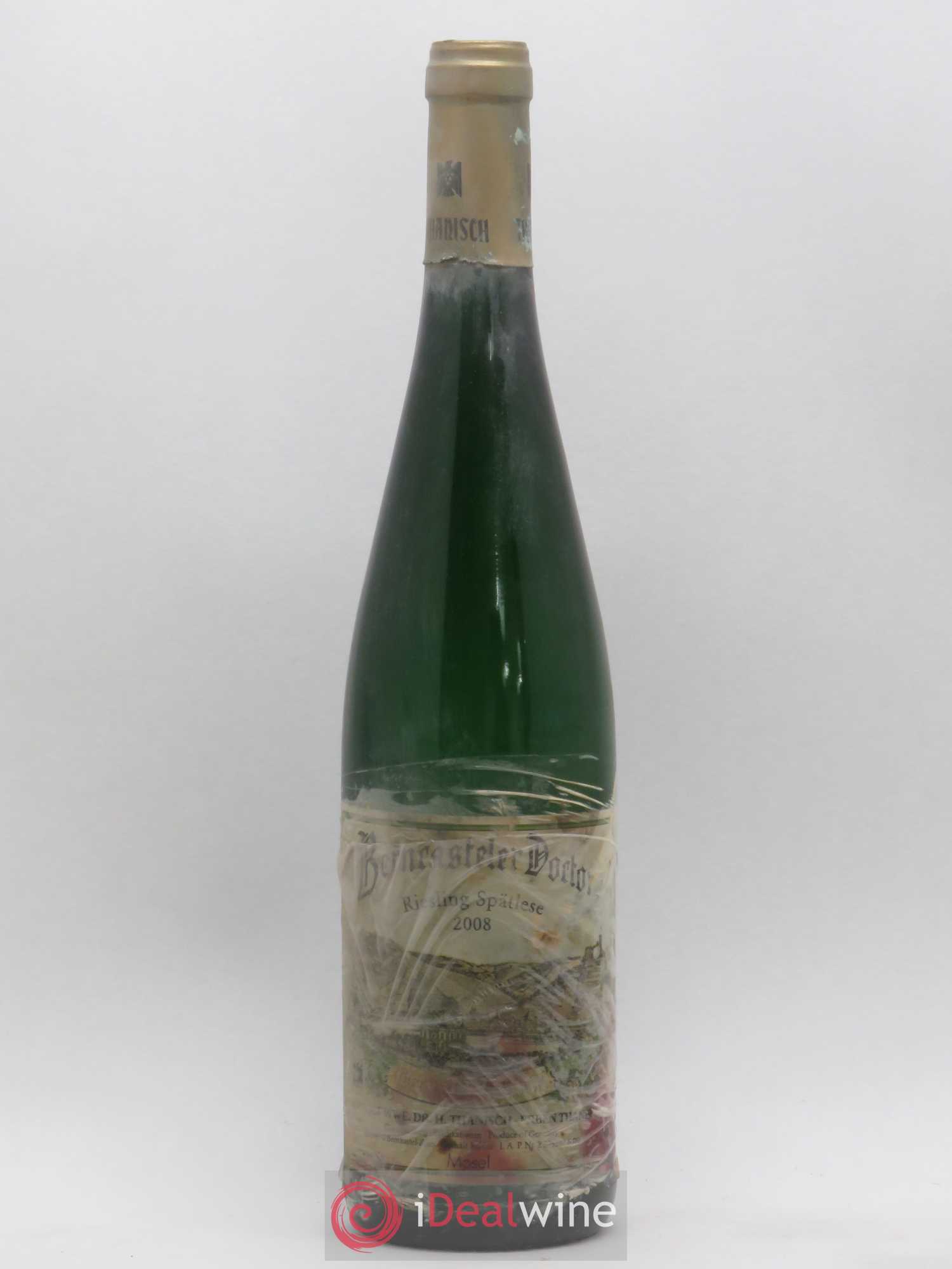 Riesling Dr. H. Thanisch Bernkasteler Doctor Spätlese 2008 - Lot de 1 bouteille - 0