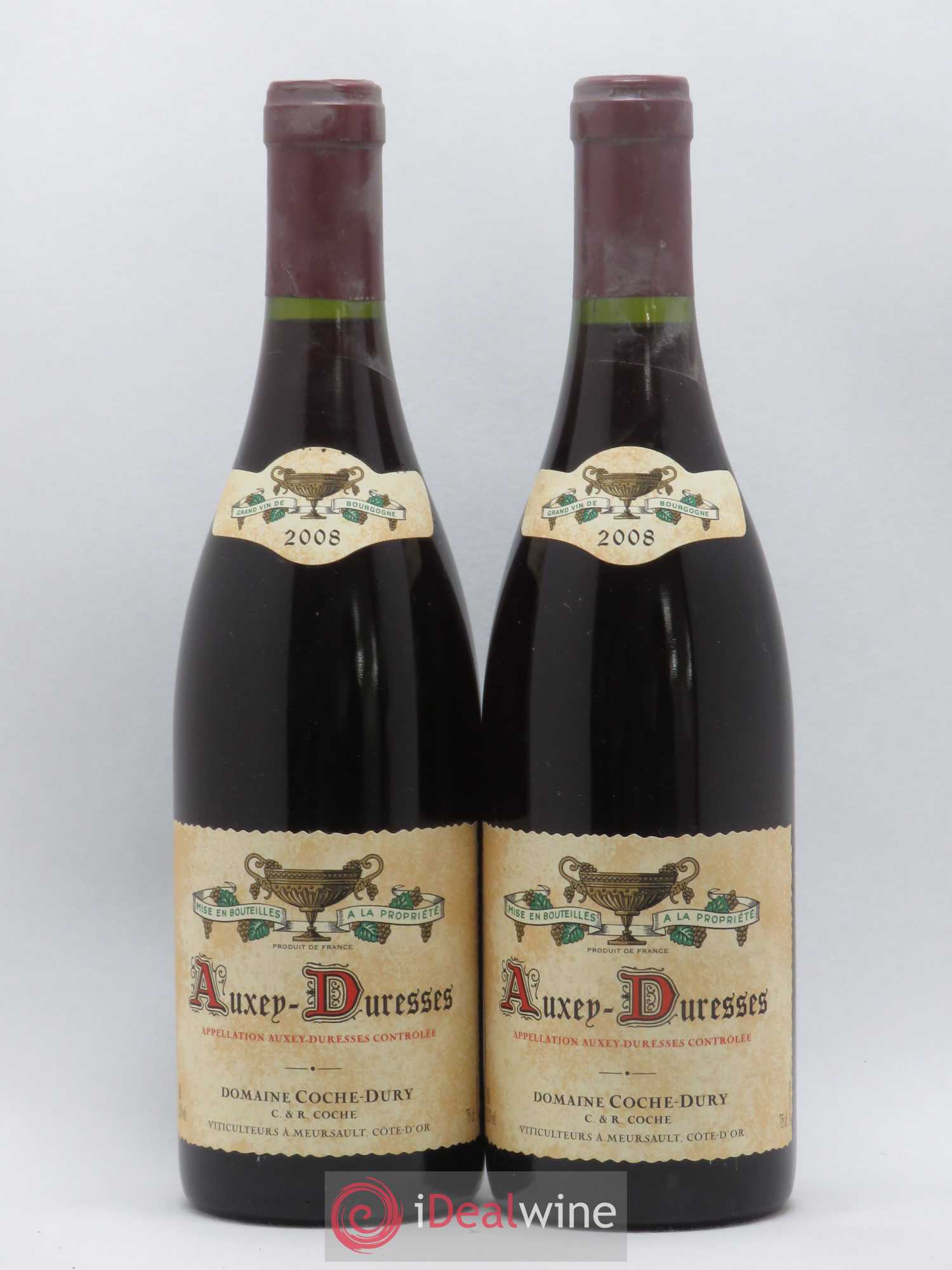 Auxey-Duresses Coche Dury (Domaine) 2008 - Lot de 2 bouteilles - 0