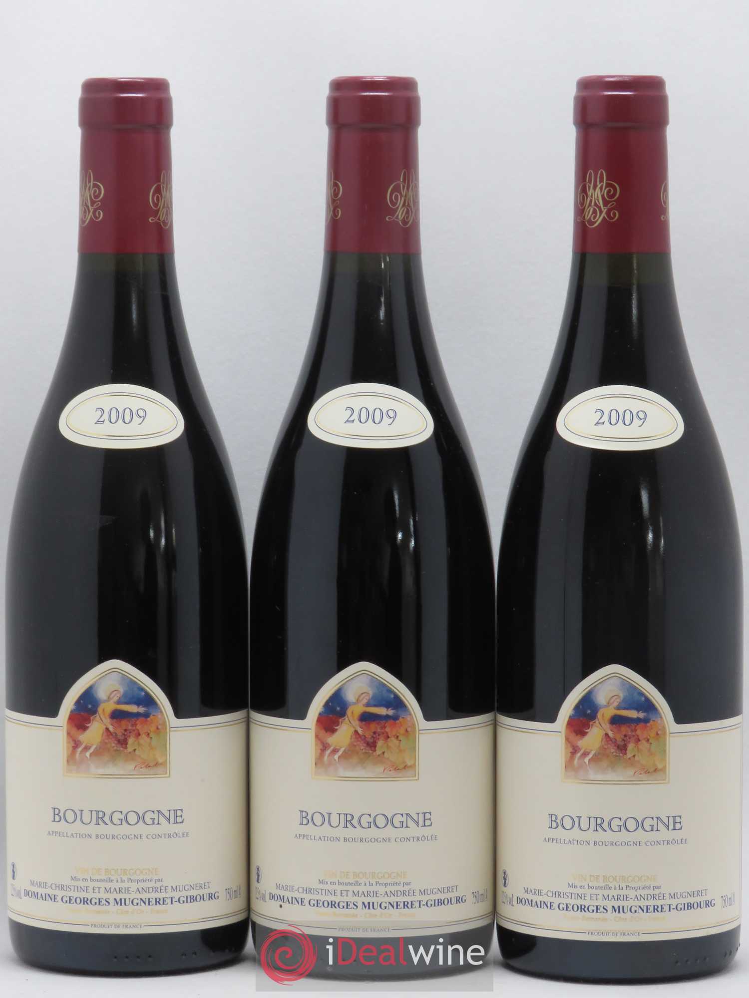 Bourgogne Mugneret-Gibourg (Domaine) 2009 - Lot de 3 bouteilles - 0