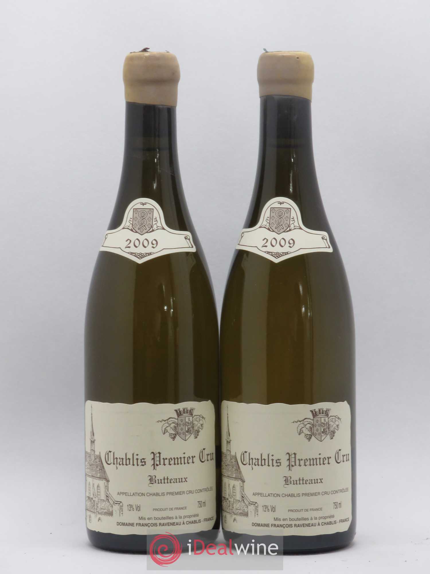 Chablis 1er Cru Butteaux Raveneau (Domaine) 2009 - Lot de 2 bouteilles - 0