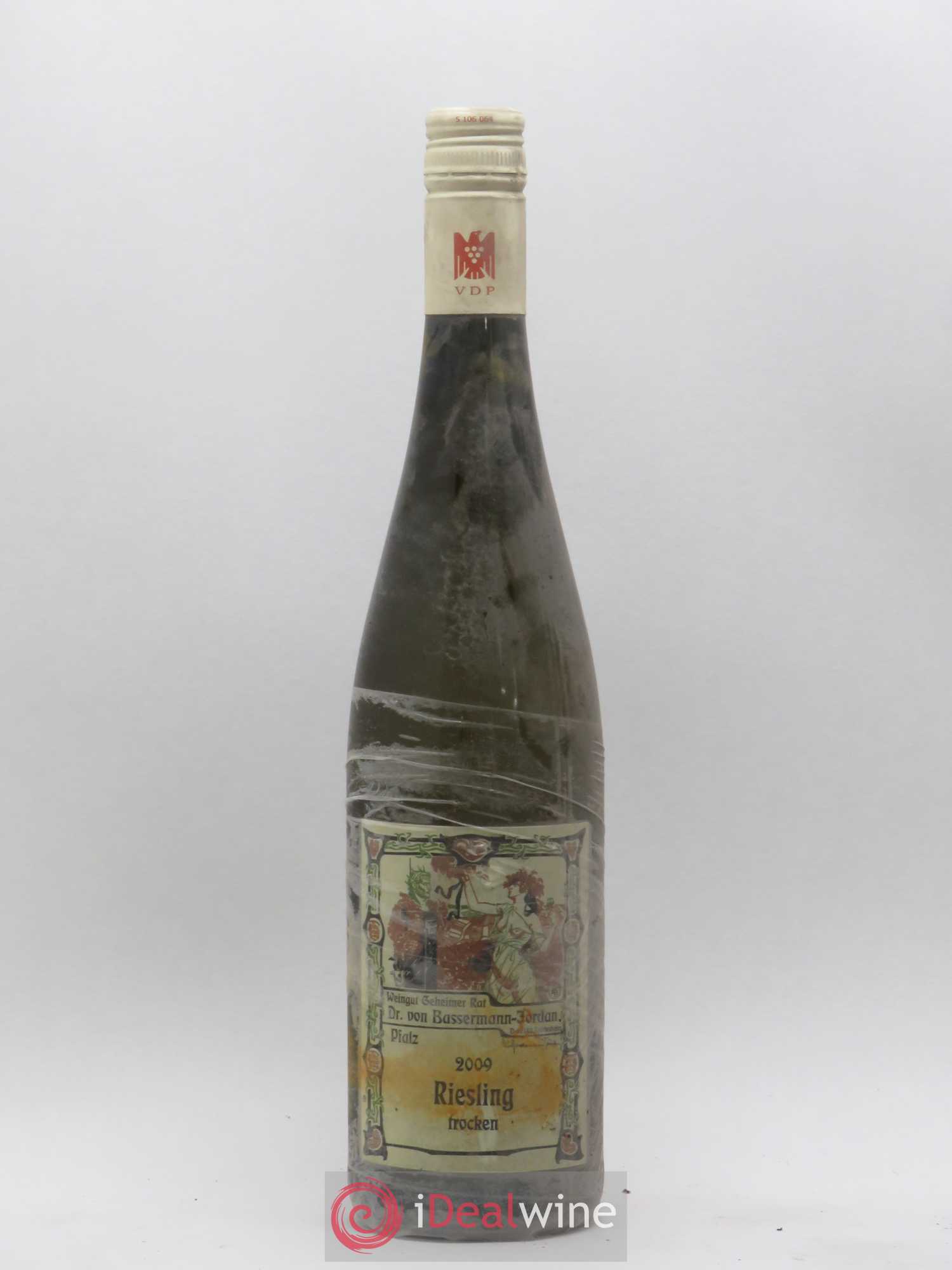 Allemagne Pfalz Riesling Trocken Bassermann Jordan 2009 - Posten von 1 Flasche - 0