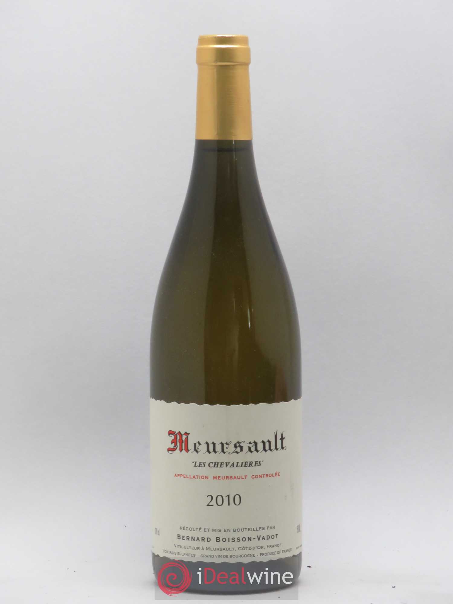 Meursault Les Chevalières Boisson-Vadot (Domaine) 2010 - Lot de 1 bouteille - 0