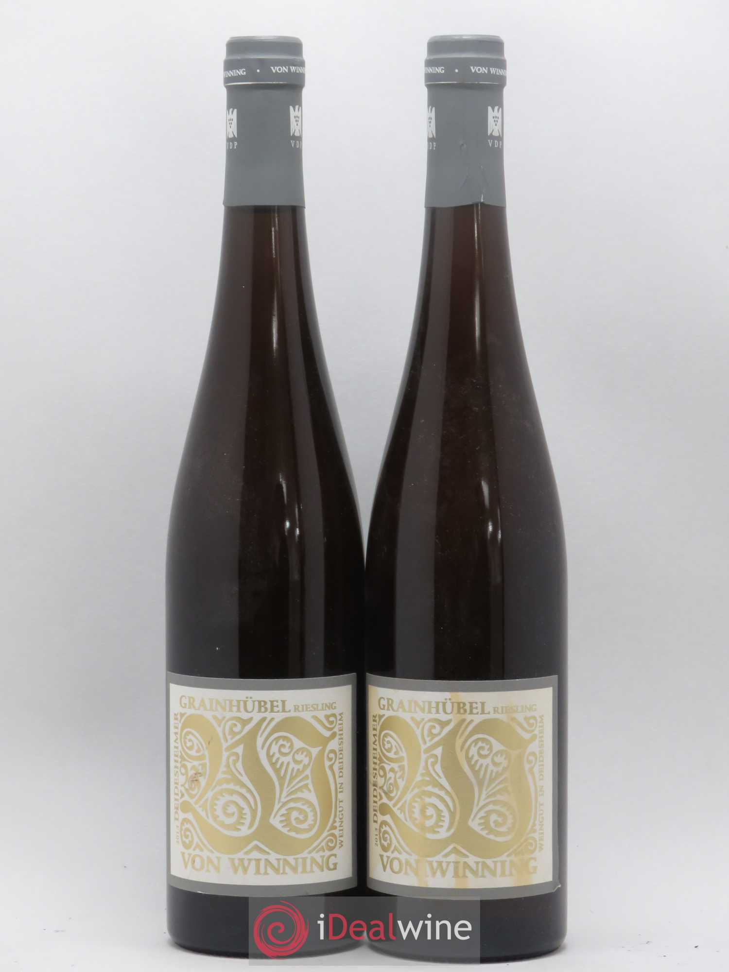 Allemagne Pfalz Riesling Deidesheimer Grainhübel Trocken Von Winning 2013 - Posten von 2 Flaschen - 0