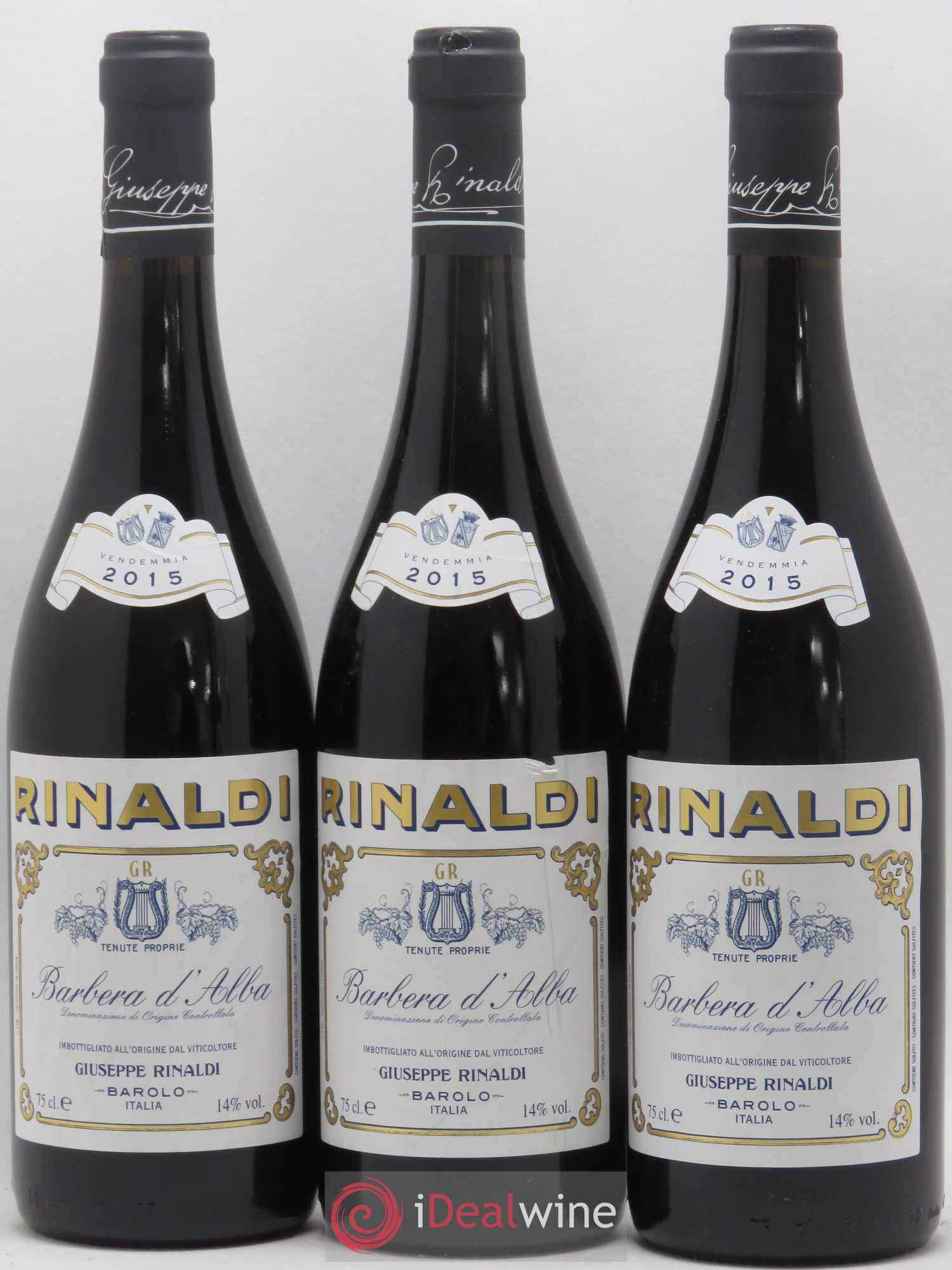 Barbera d'Alba Giuseppe Rinaldi 2015 - Posten von 3 Flaschen - 0