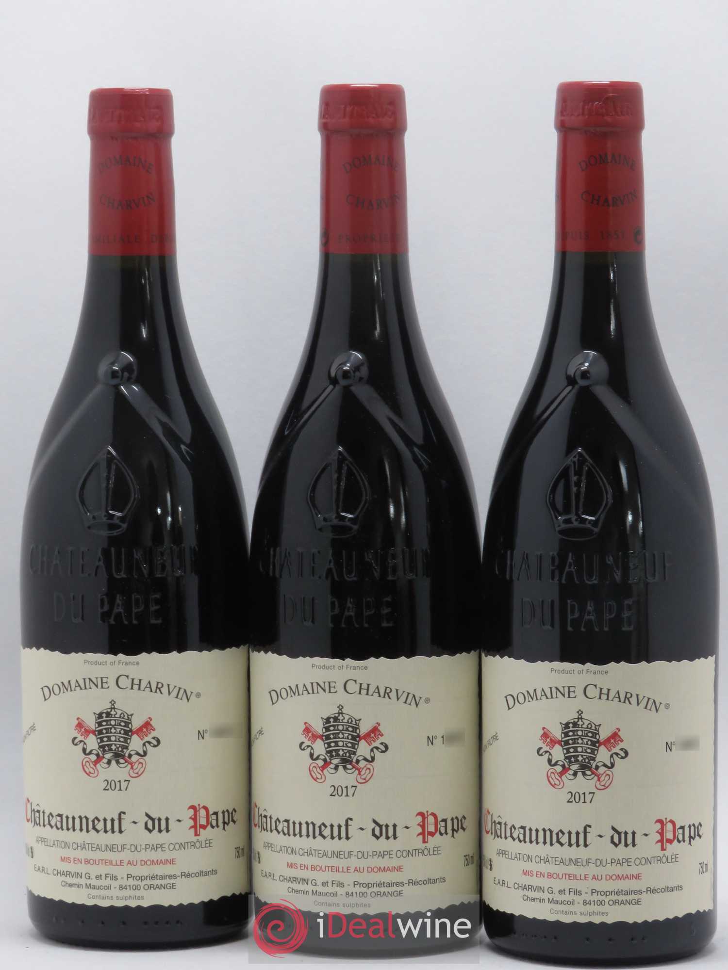 Châteauneuf-du-Pape Charvin (Domaine) 2017 - Lot de 3 bouteilles - 0