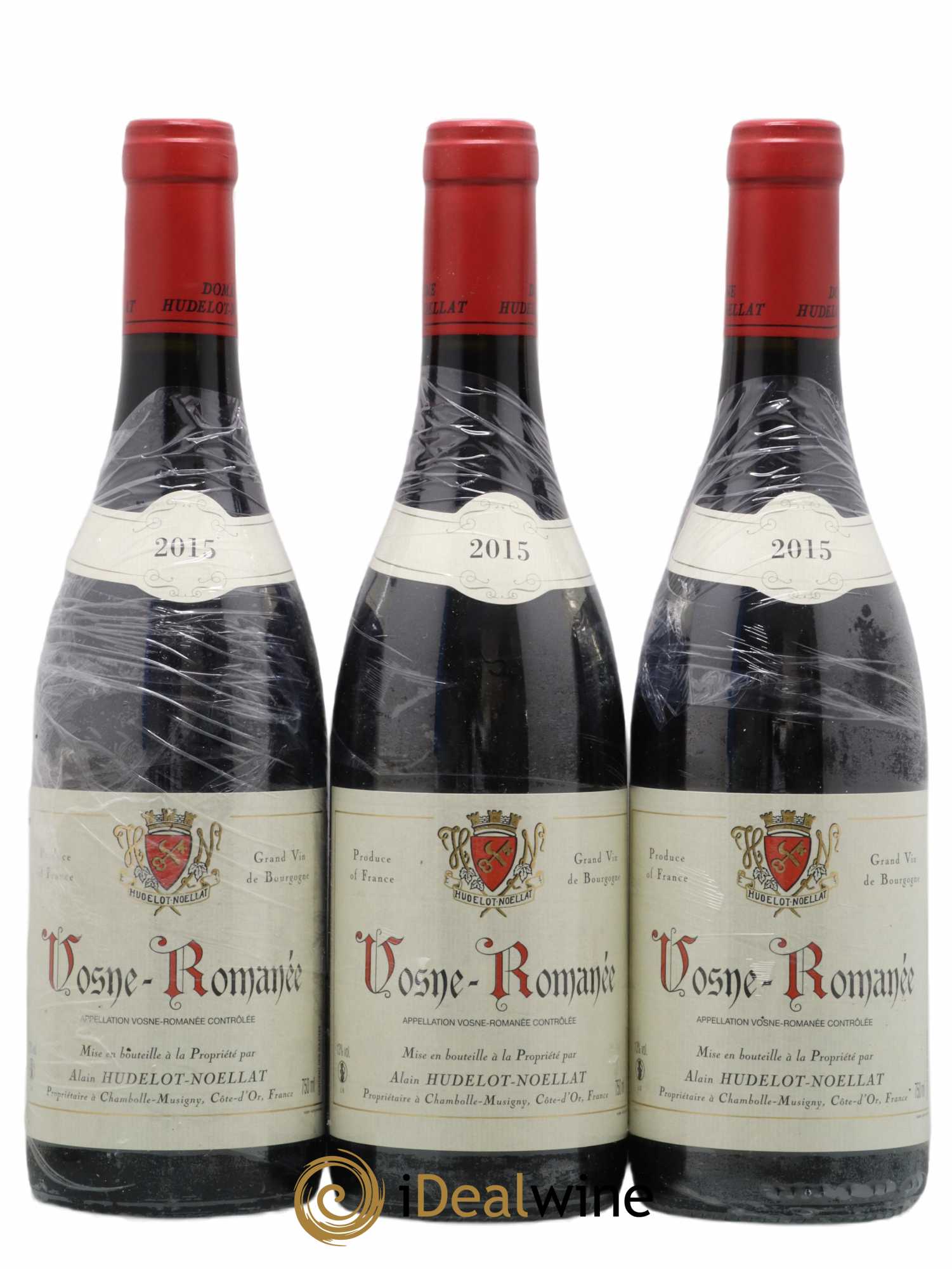 Vosne-Romanée Hudelot-Noëllat 2015 - Lot de 3 bouteilles - 0