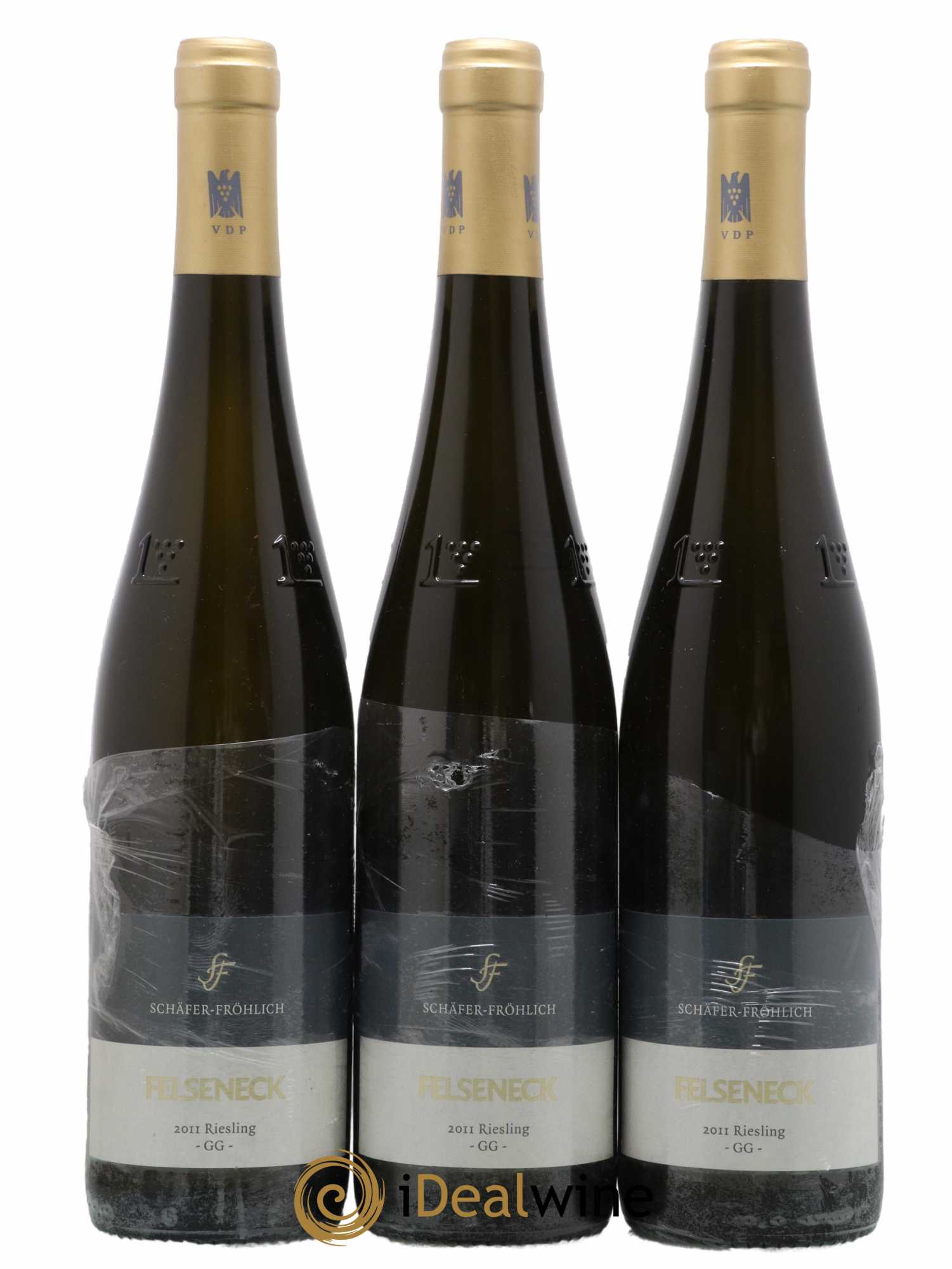 Allemagne Nahe Bockenauer Felseneck Trocken Gg Schäfer Fröhlich 2011 - Lot de 3 bouteilles - 0
