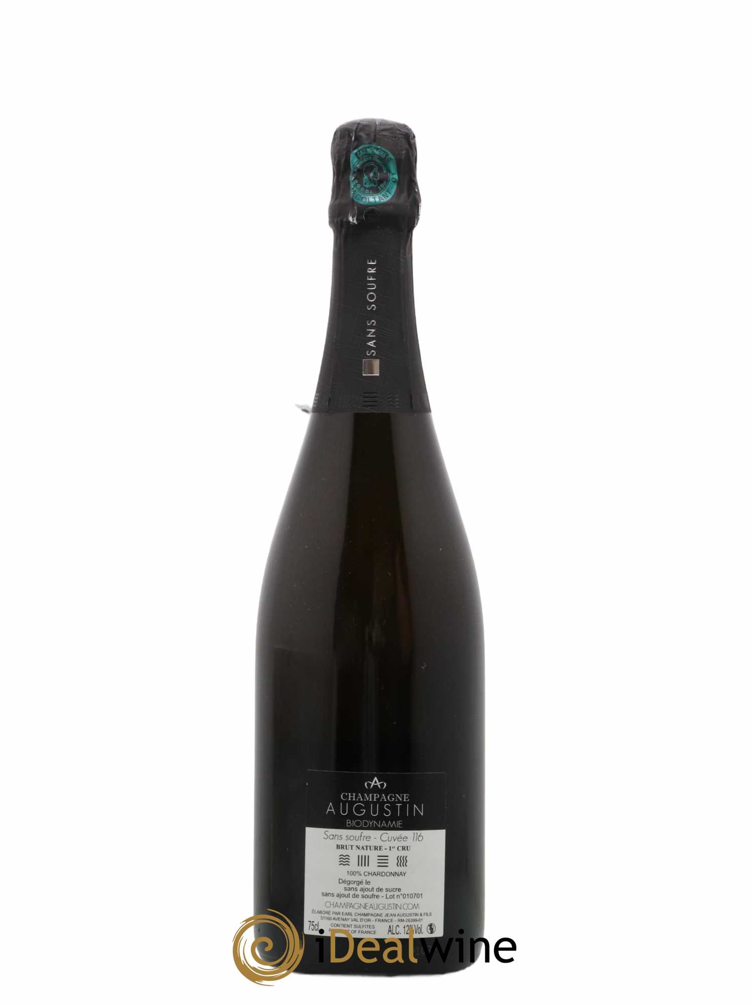 Champagne Cuvée CXVI (116) Augustin - Lot de 1 bouteille - 1